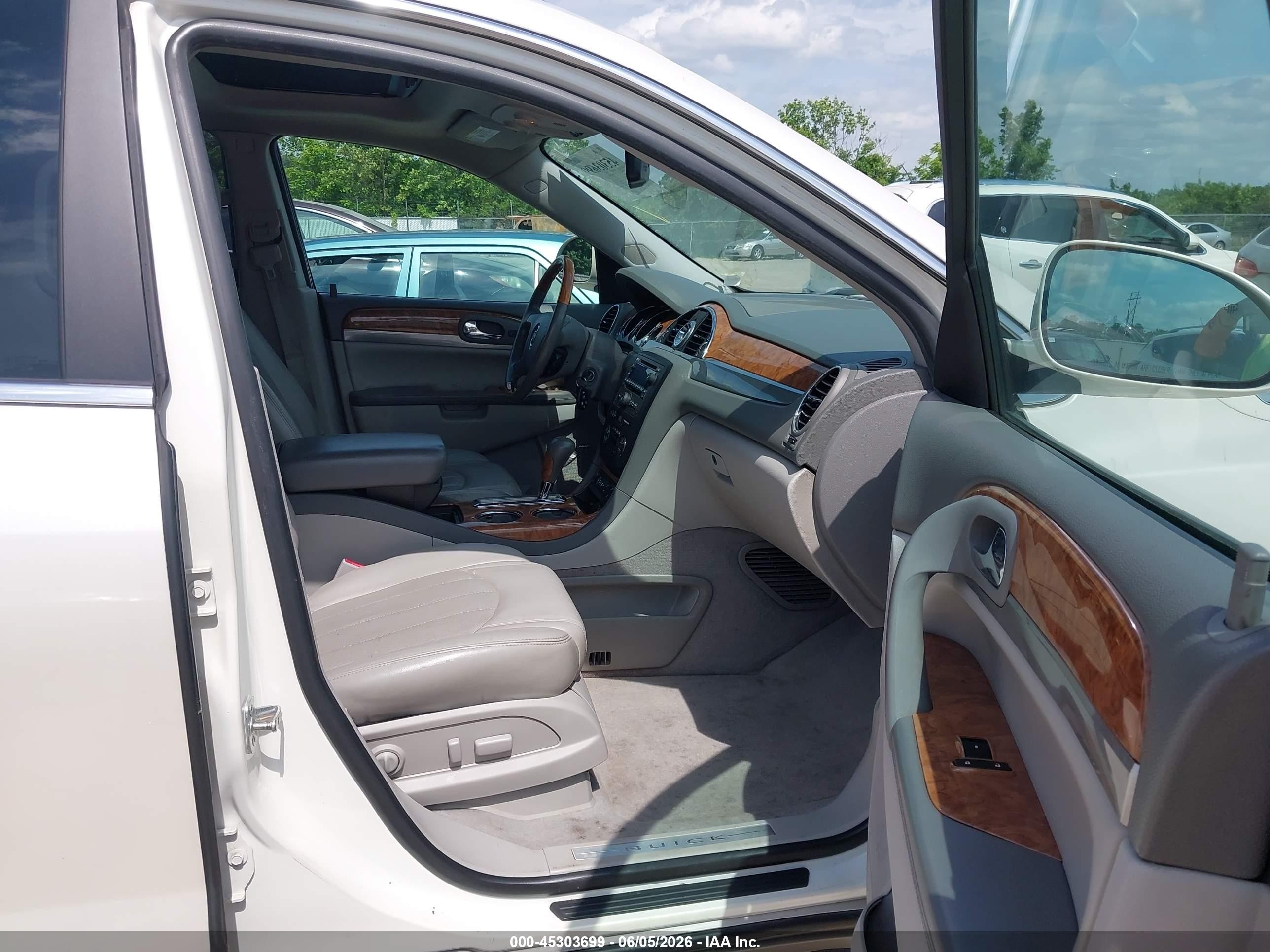 2012 Buick Enclave Leather White vin: 5GAKRCEDXCJ392402