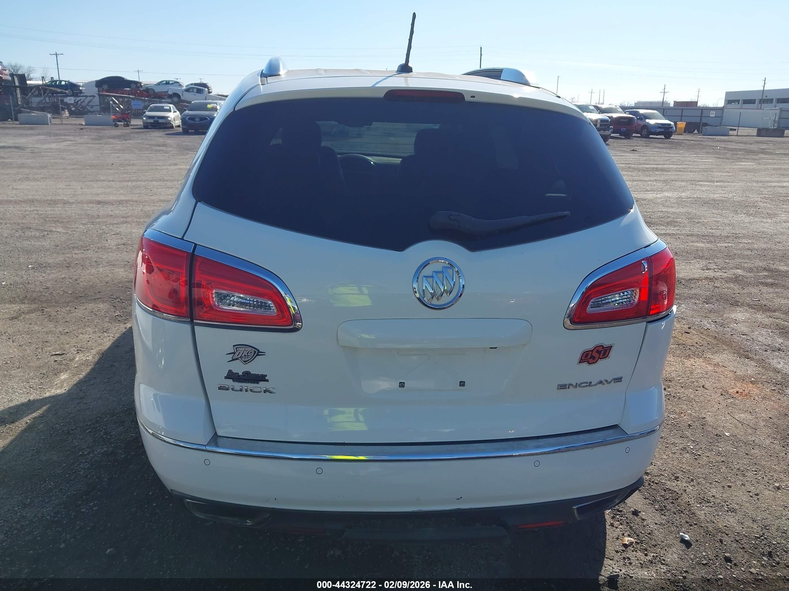 2014 Buick Enclave Premium Белый vin: 5GAKRCKD0EJ135580