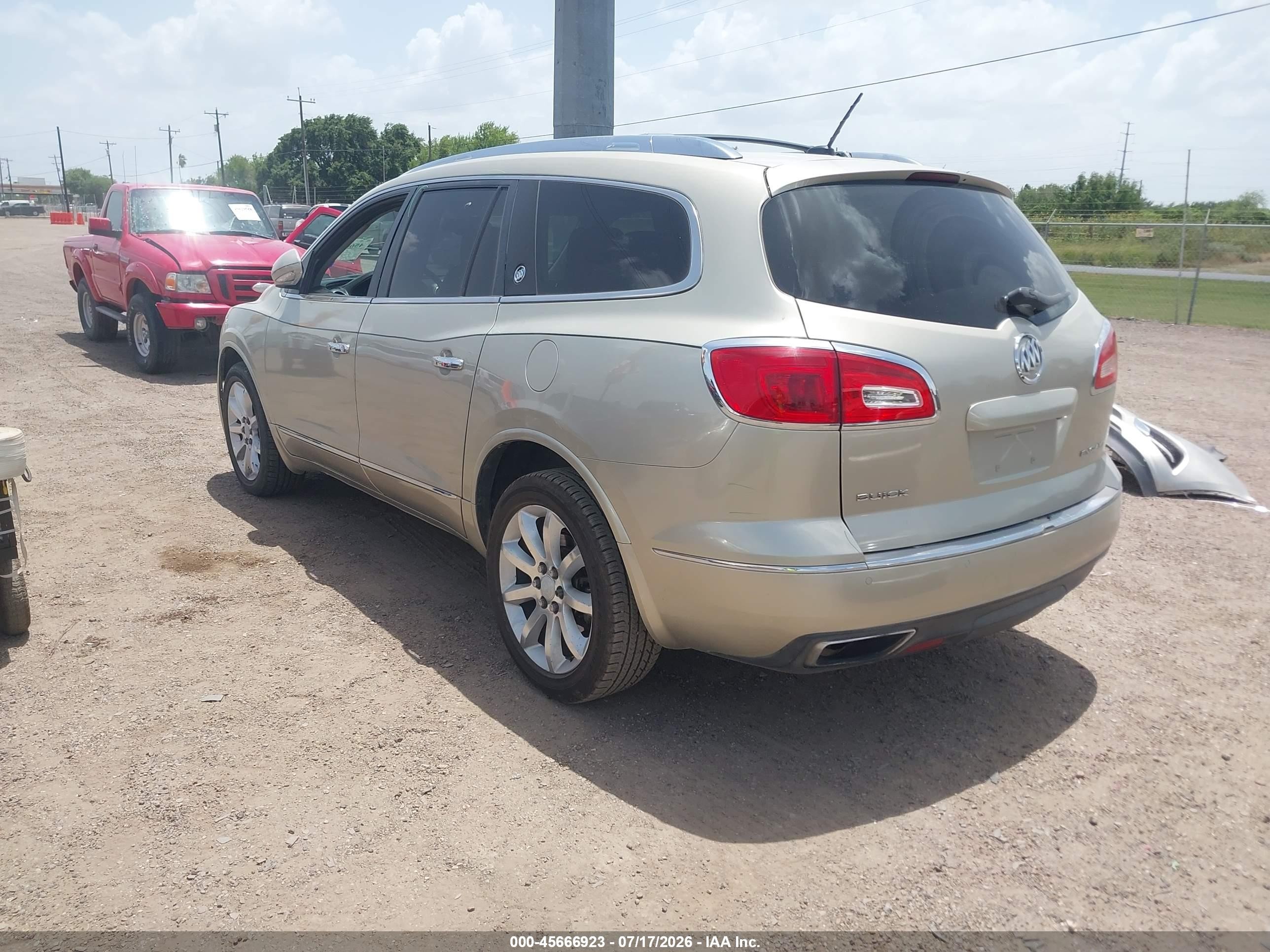 2014 Buick Enclave Premium Brown vin: 5GAKRCKD0EJ222573