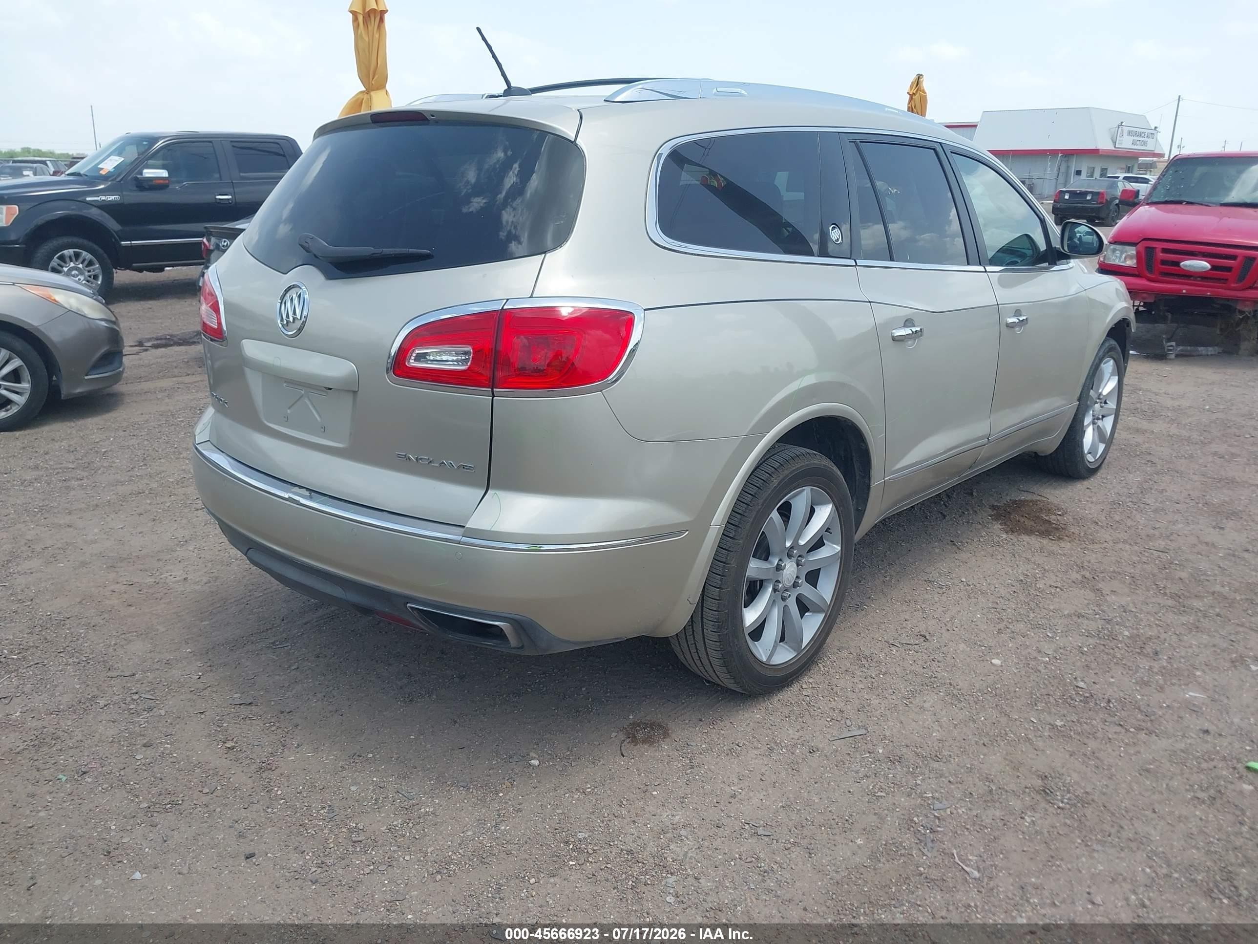 2014 Buick Enclave Premium Brown vin: 5GAKRCKD0EJ222573
