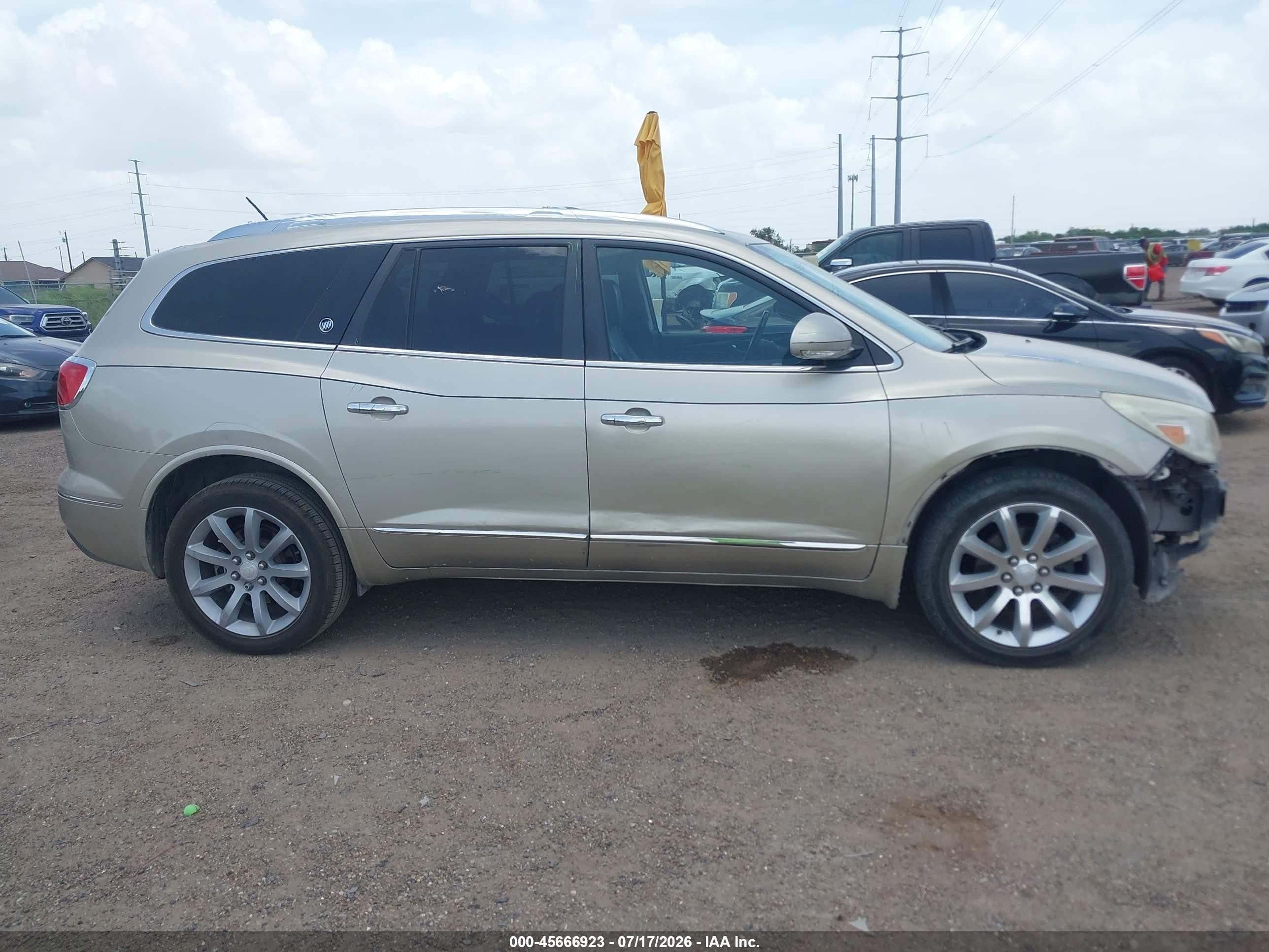 2014 Buick Enclave Premium Brown vin: 5GAKRCKD0EJ222573