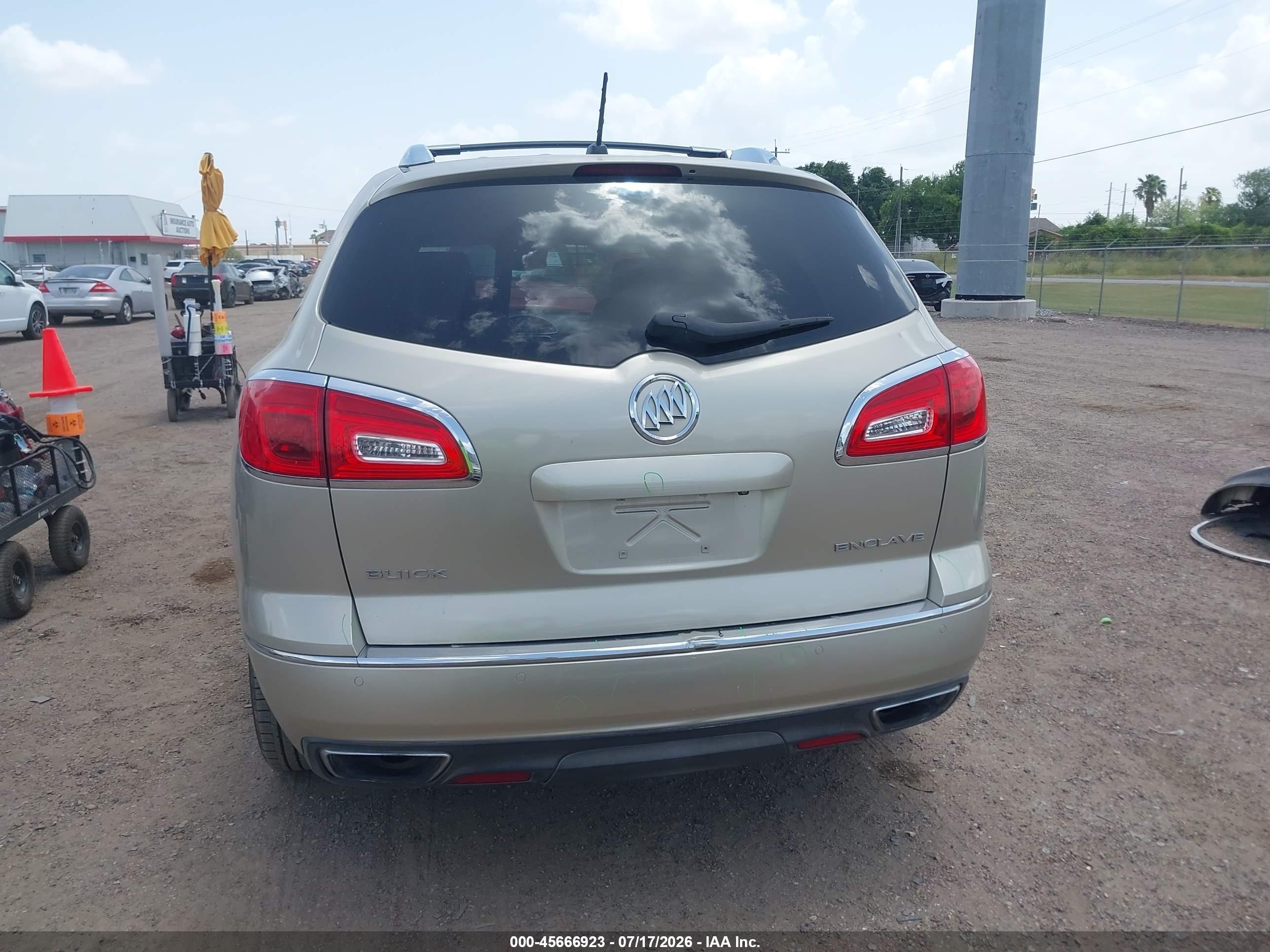 2014 Buick Enclave Premium Brown vin: 5GAKRCKD0EJ222573