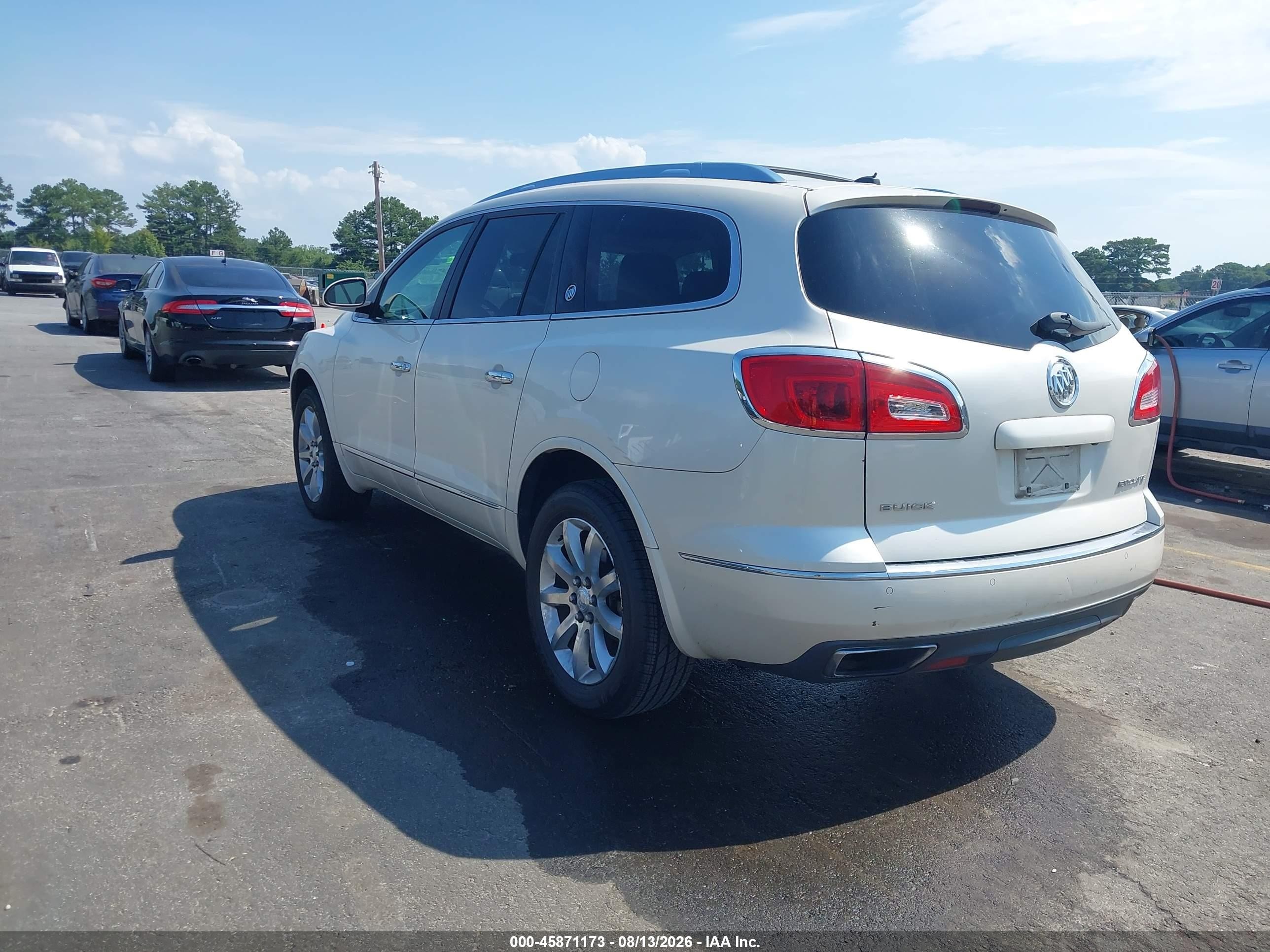 2014 Buick Enclave Premium White vin: 5GAKRCKD0EJ229765