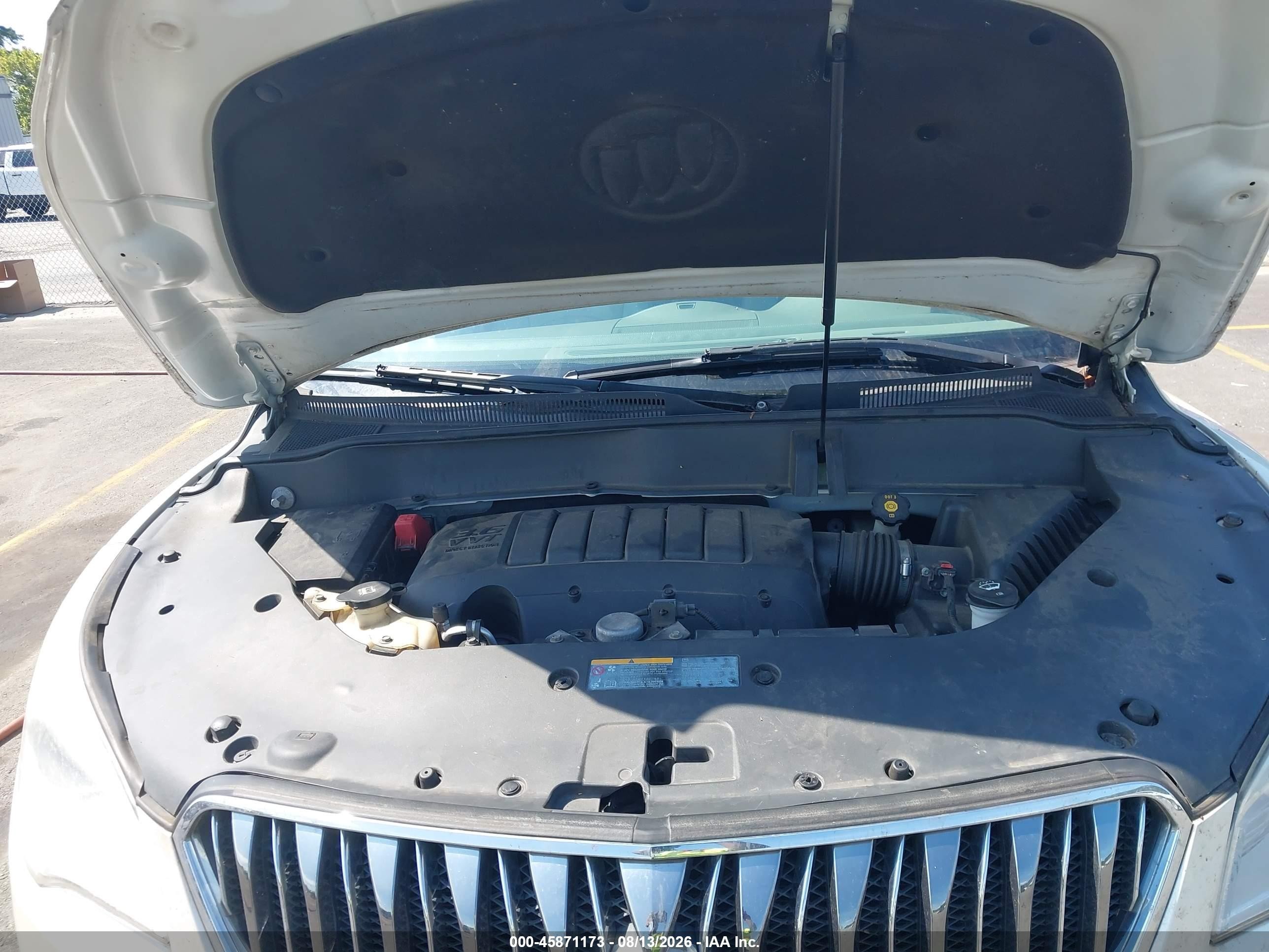 2014 Buick Enclave Premium White vin: 5GAKRCKD0EJ229765