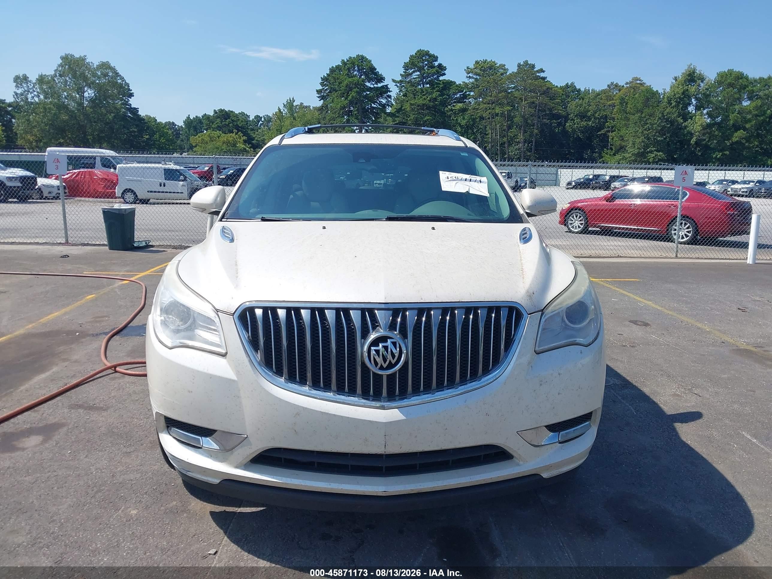 2014 Buick Enclave Premium White vin: 5GAKRCKD0EJ229765