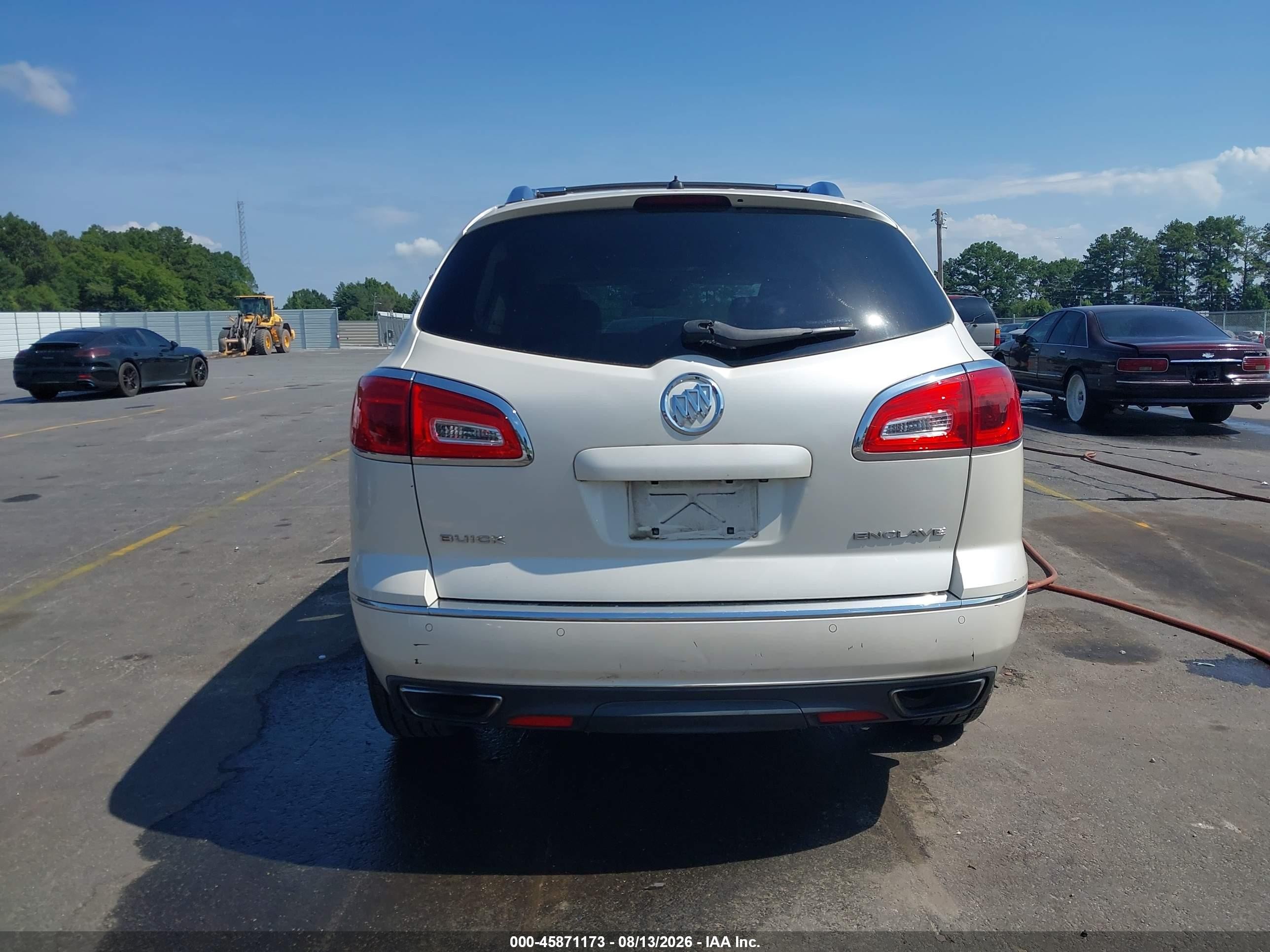 2014 Buick Enclave Premium White vin: 5GAKRCKD0EJ229765