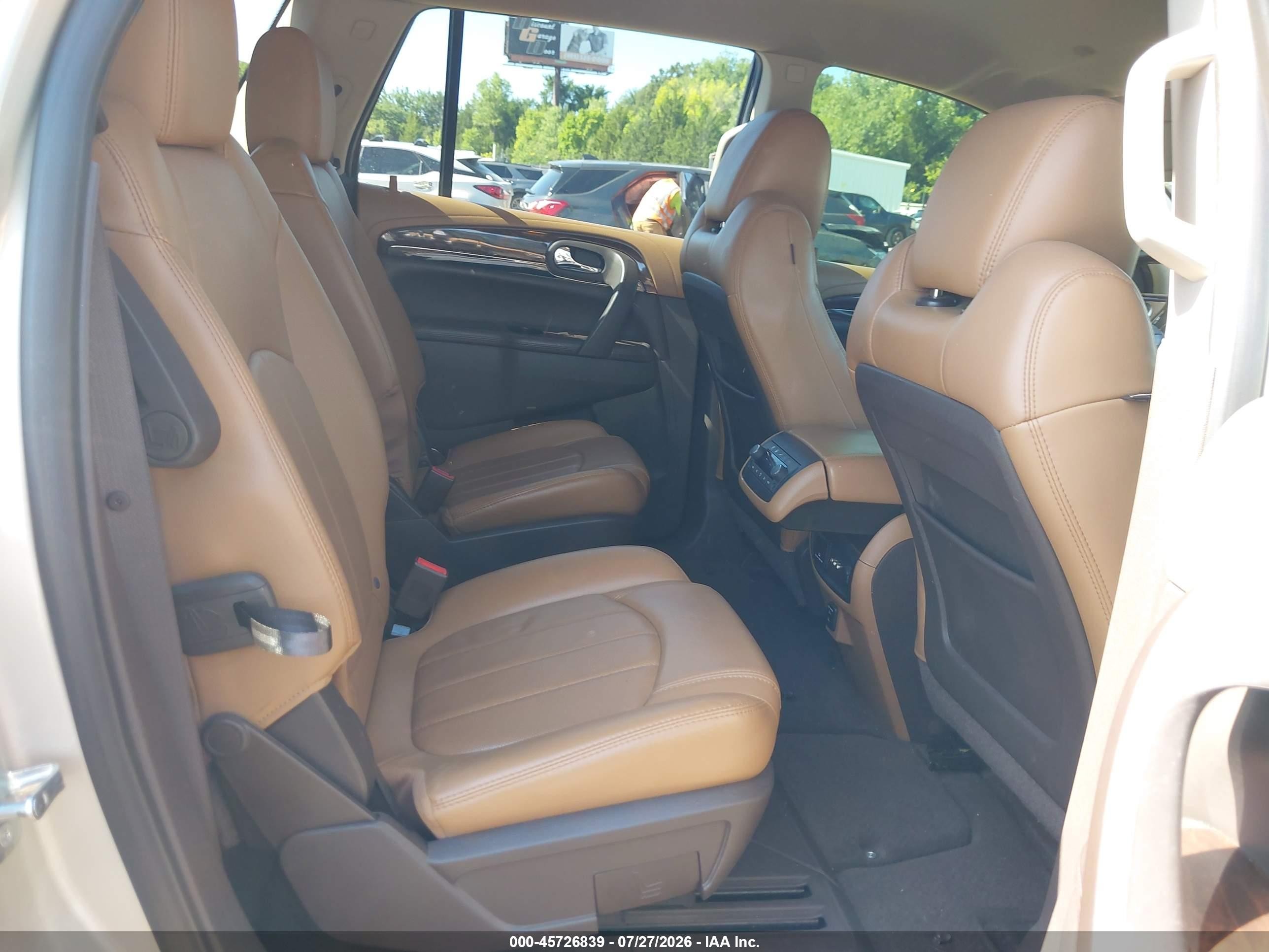 2015 Buick Enclave Premium Beige vin: 5GAKRCKD0FJ278465