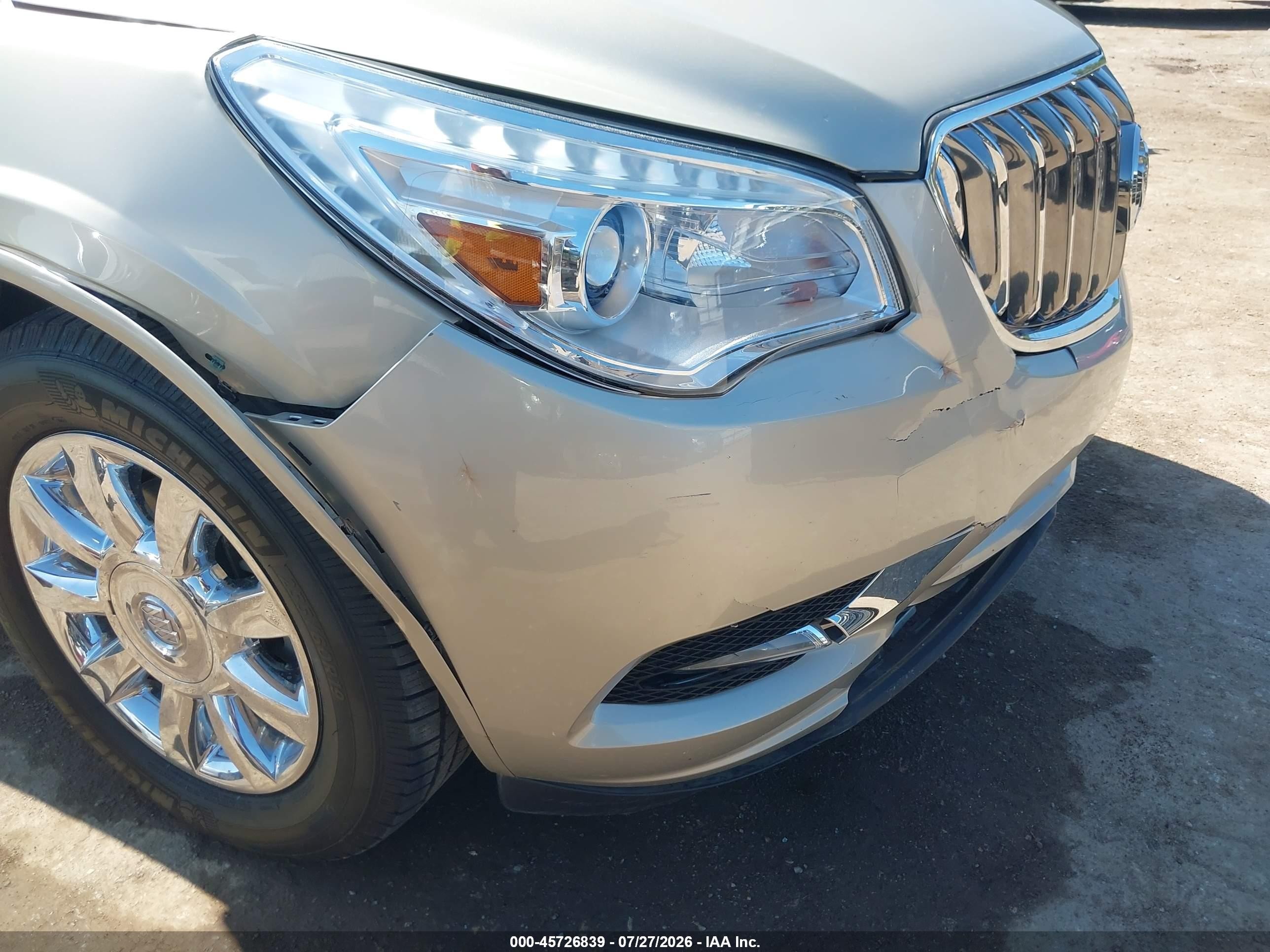 2015 Buick Enclave Premium Beige vin: 5GAKRCKD0FJ278465
