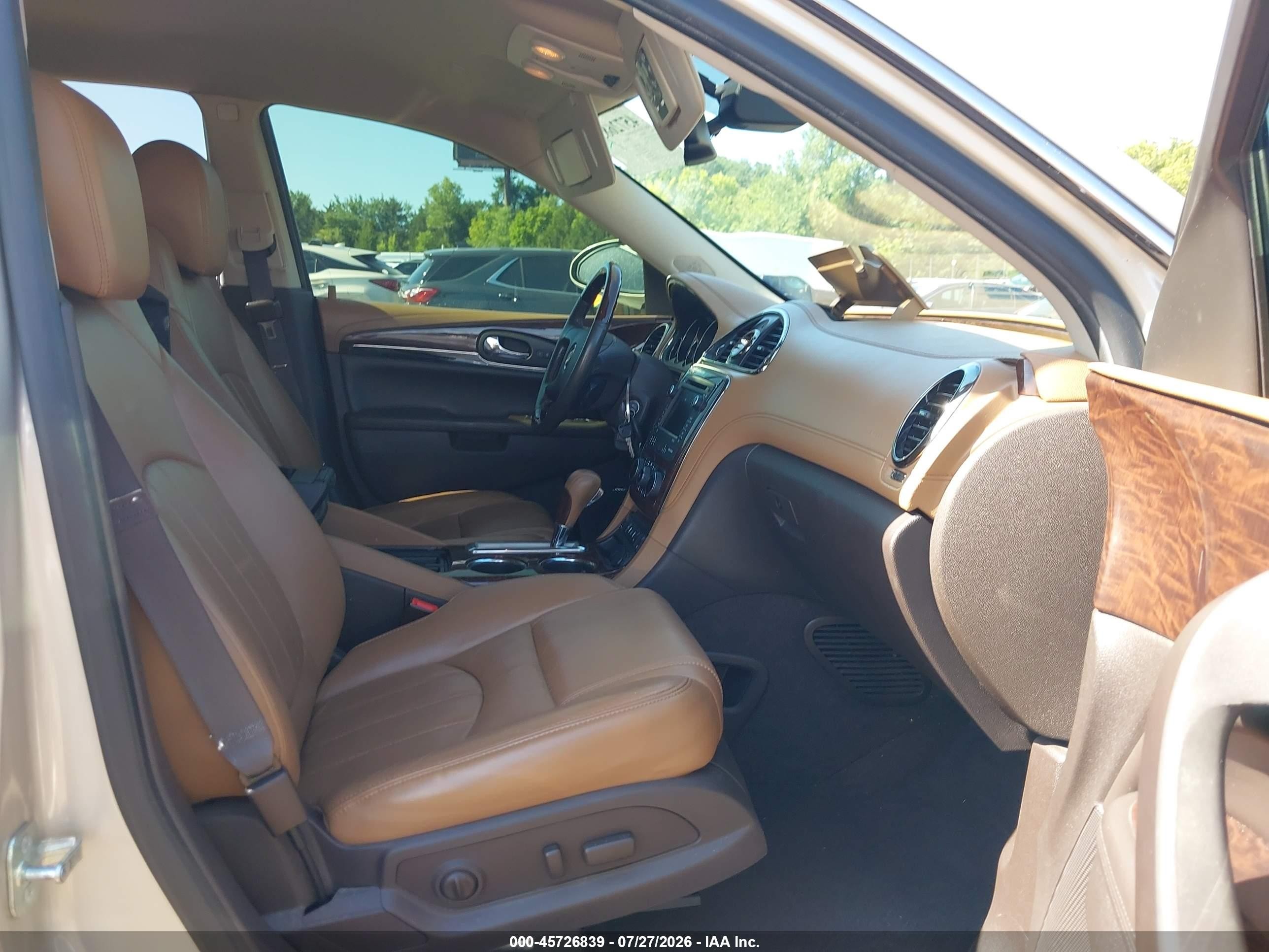 2015 Buick Enclave Premium Beige vin: 5GAKRCKD0FJ278465