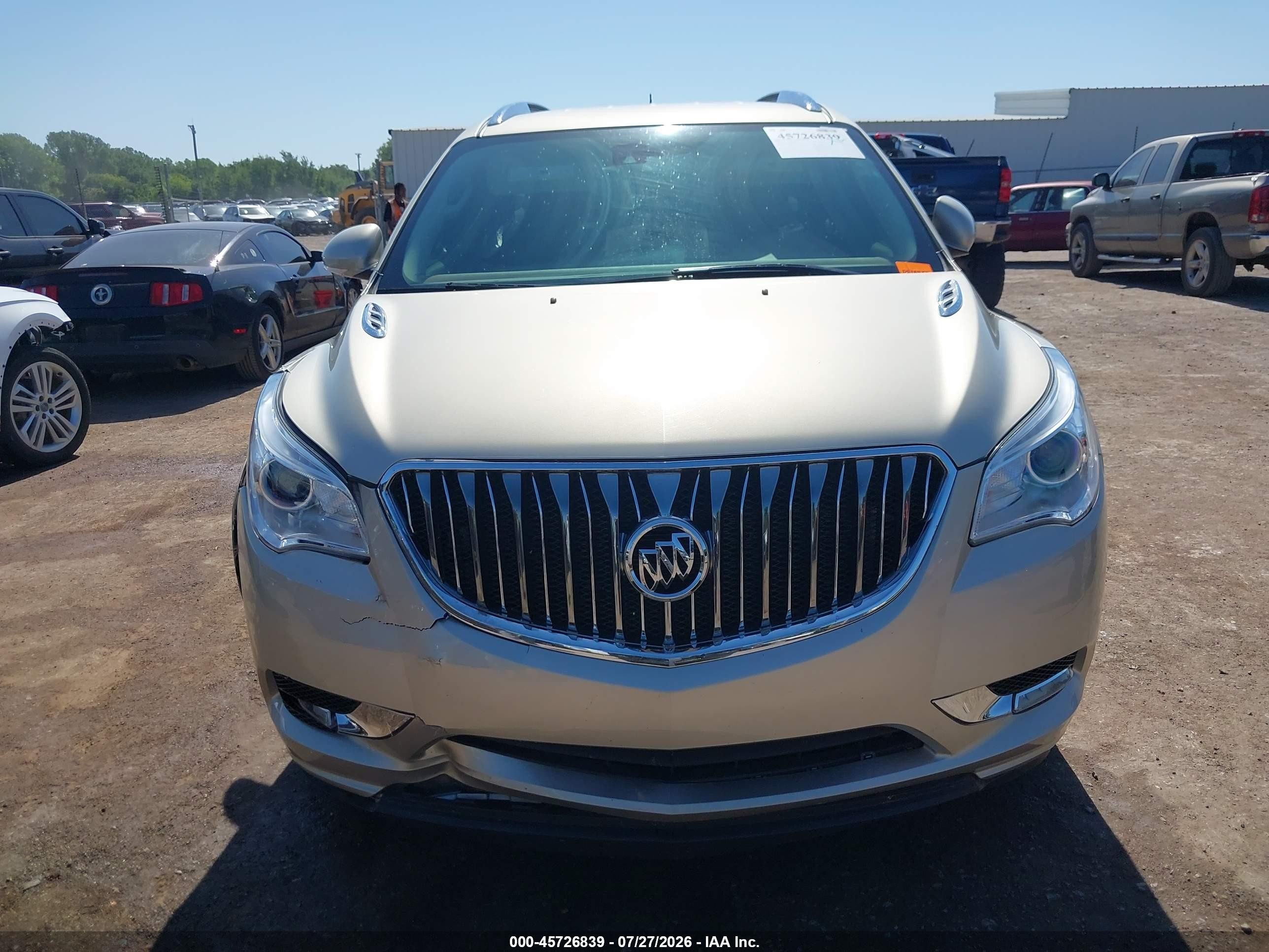 2015 Buick Enclave Premium Beige vin: 5GAKRCKD0FJ278465
