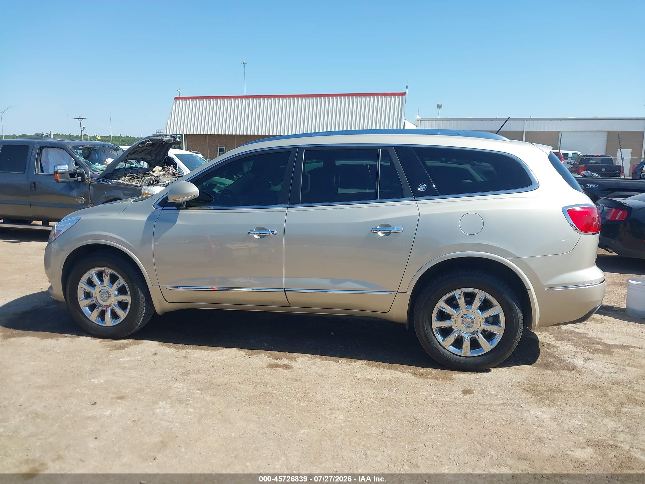 2015 Buick Enclave Premium Beige vin: 5GAKRCKD0FJ278465