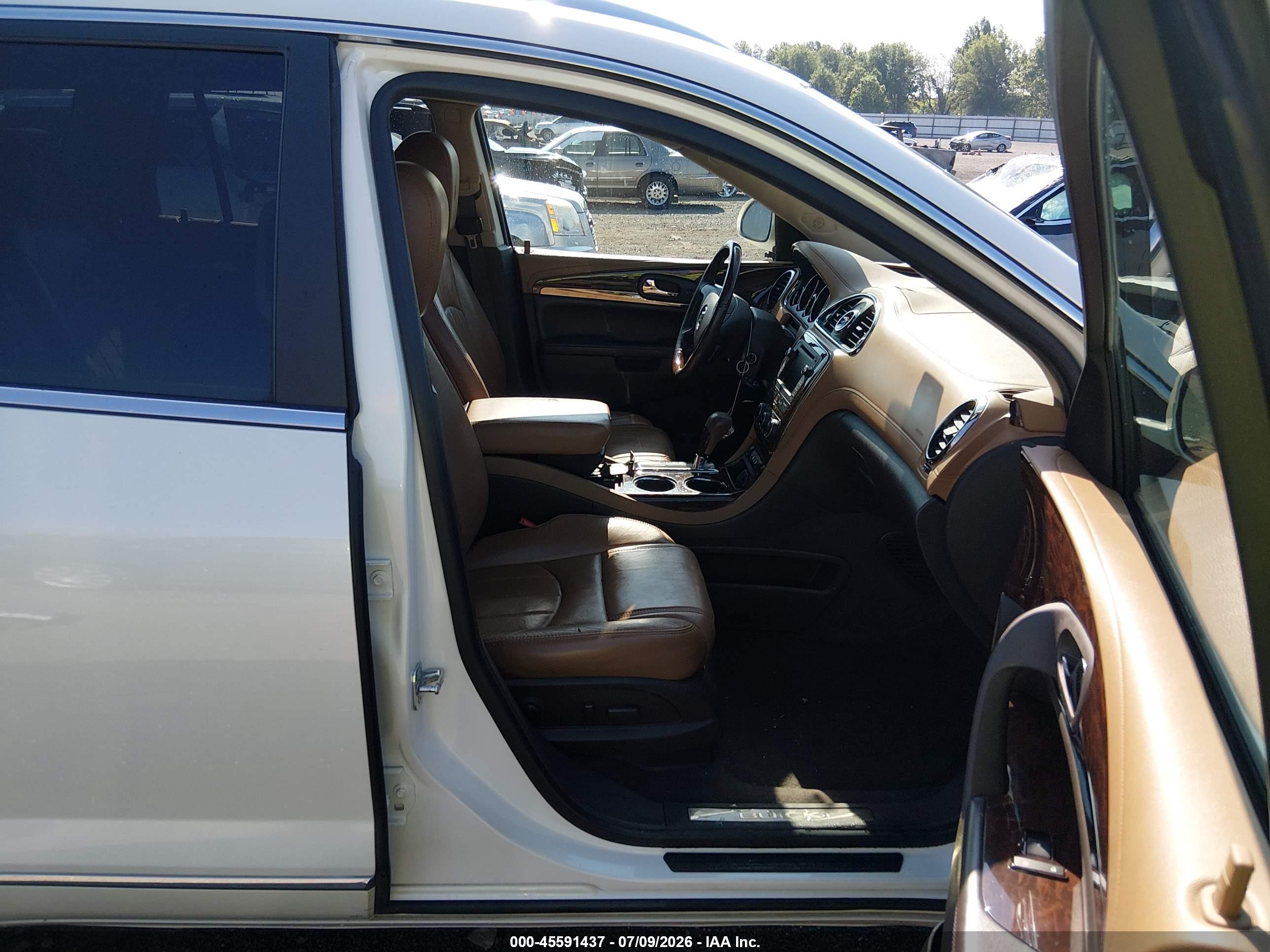 2015 Buick Enclave Premium White vin: 5GAKRCKD0FJ319659