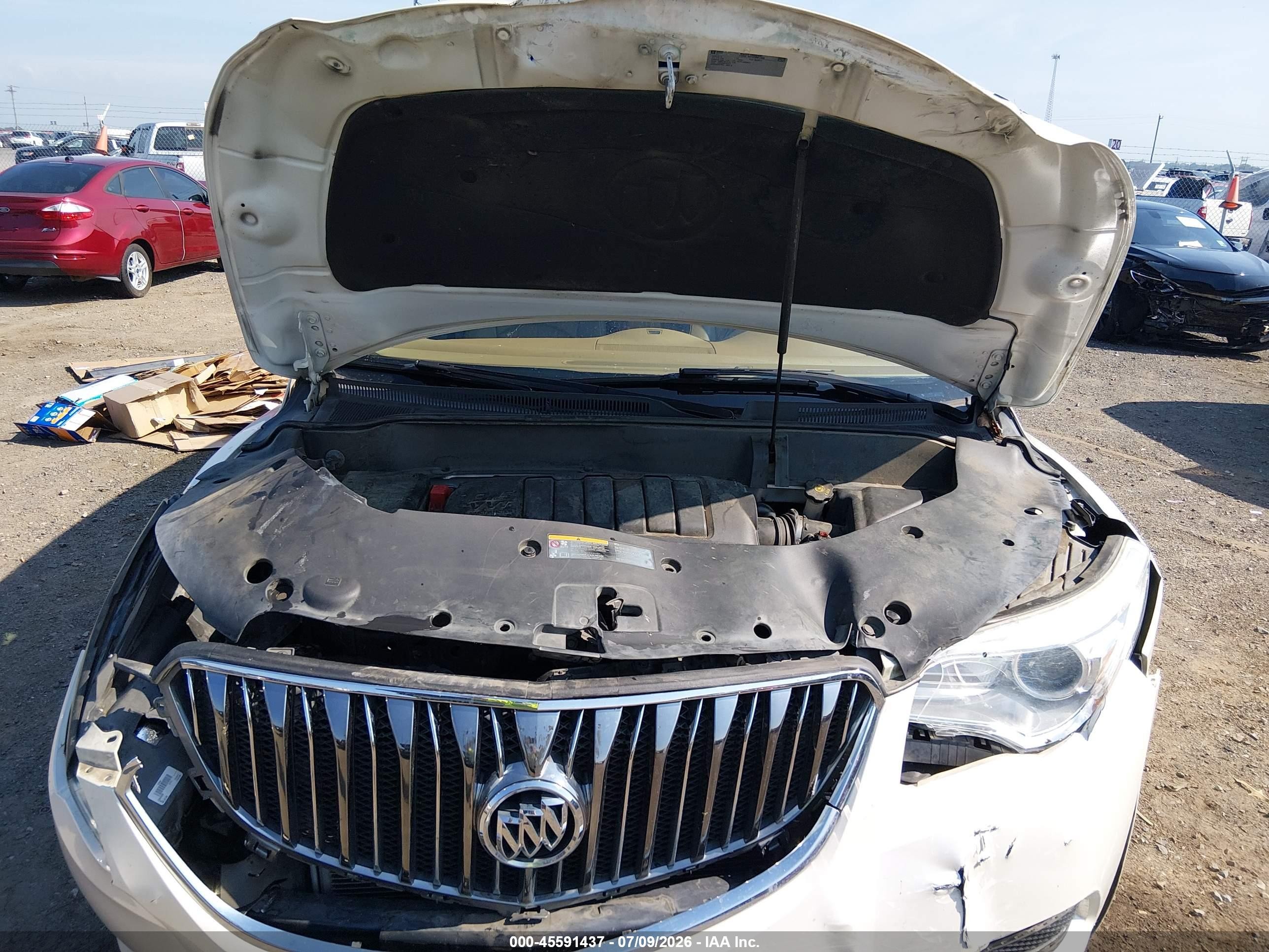 2015 Buick Enclave Premium White vin: 5GAKRCKD0FJ319659