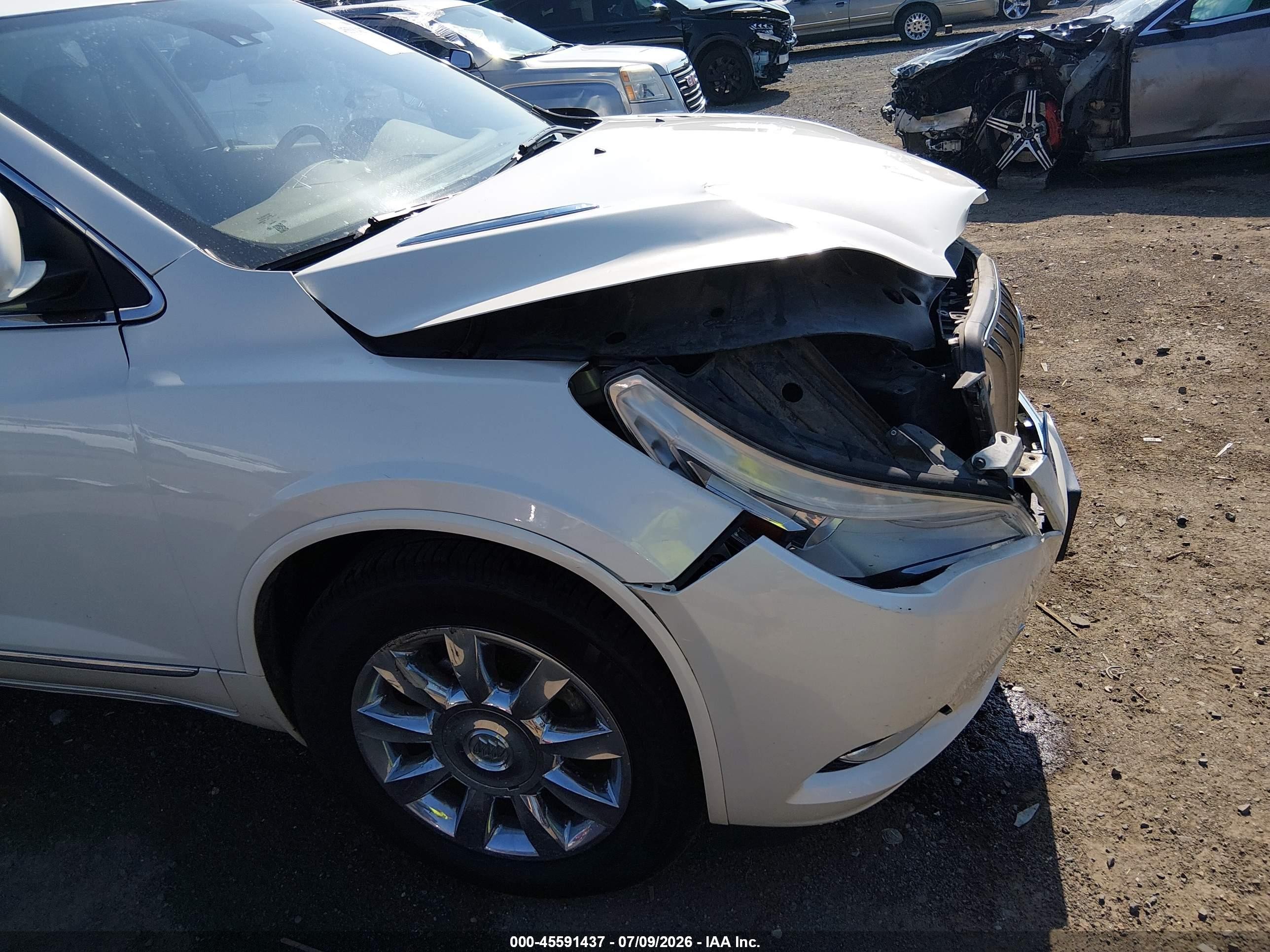 2015 Buick Enclave Premium White vin: 5GAKRCKD0FJ319659