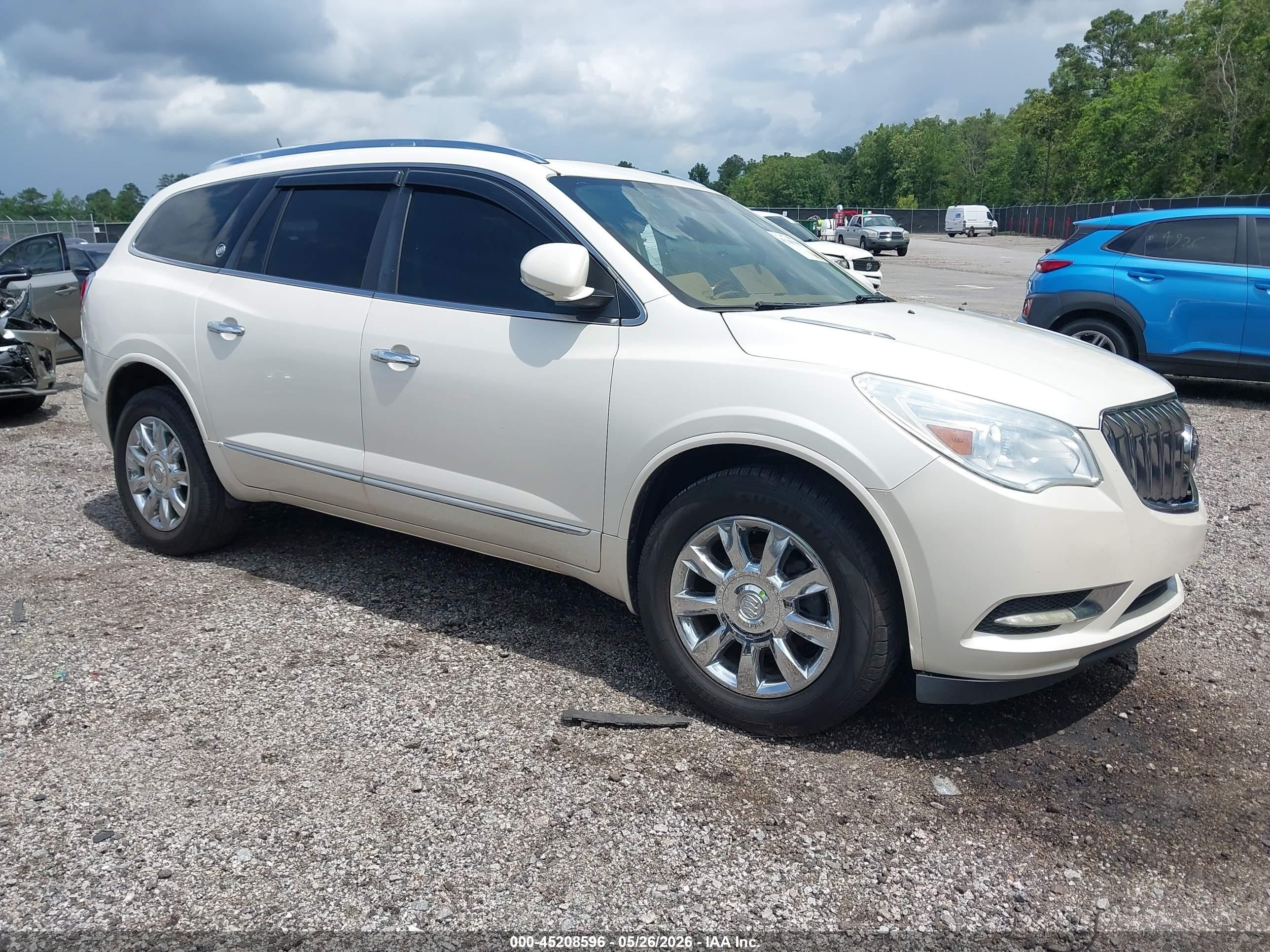 2013 Buick Enclave Leather Cream vin: 5GAKRCKD1DJ263518