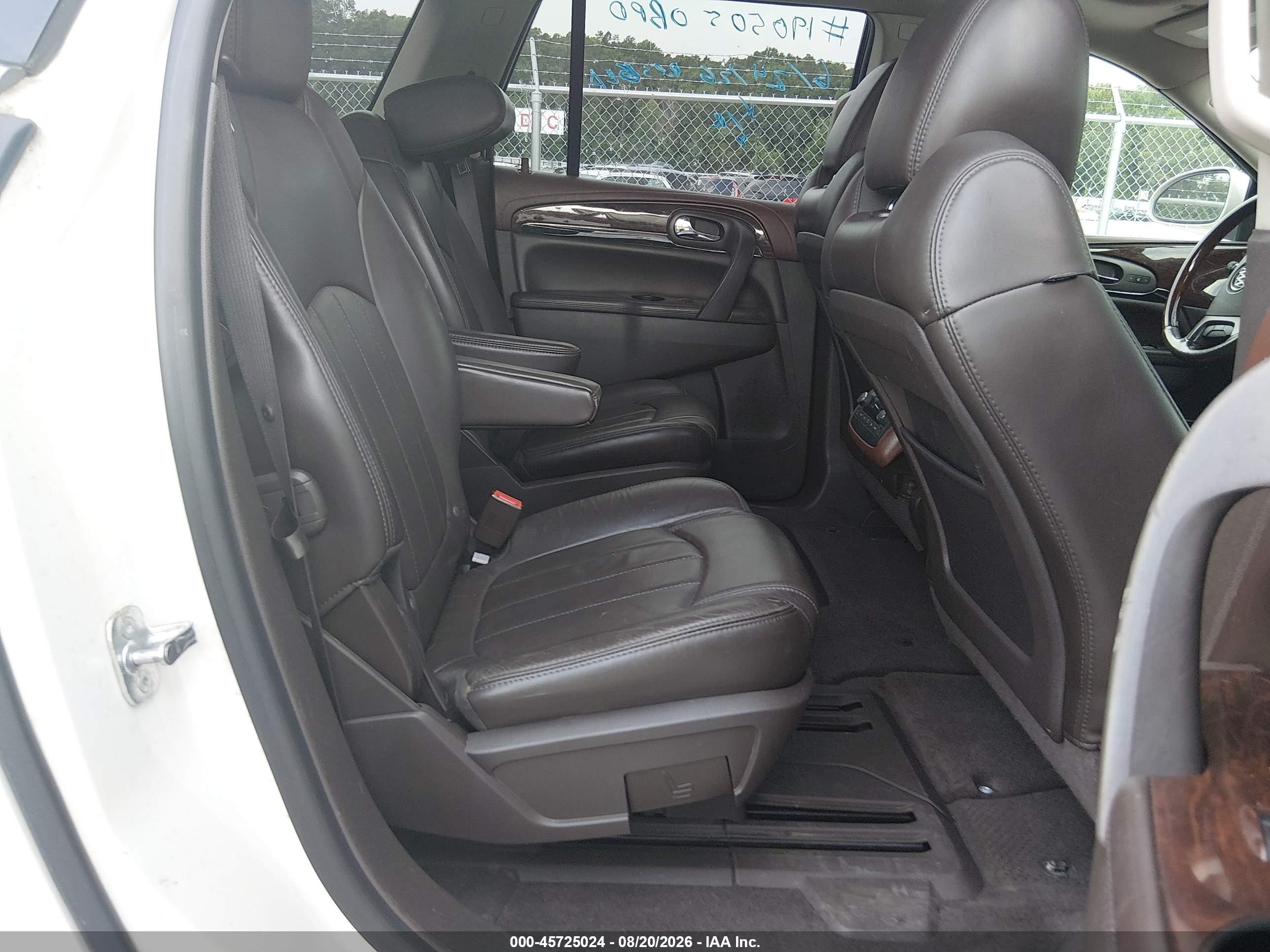 2014 Buick Enclave Premium Белый vin: 5GAKRCKD1EJ190359