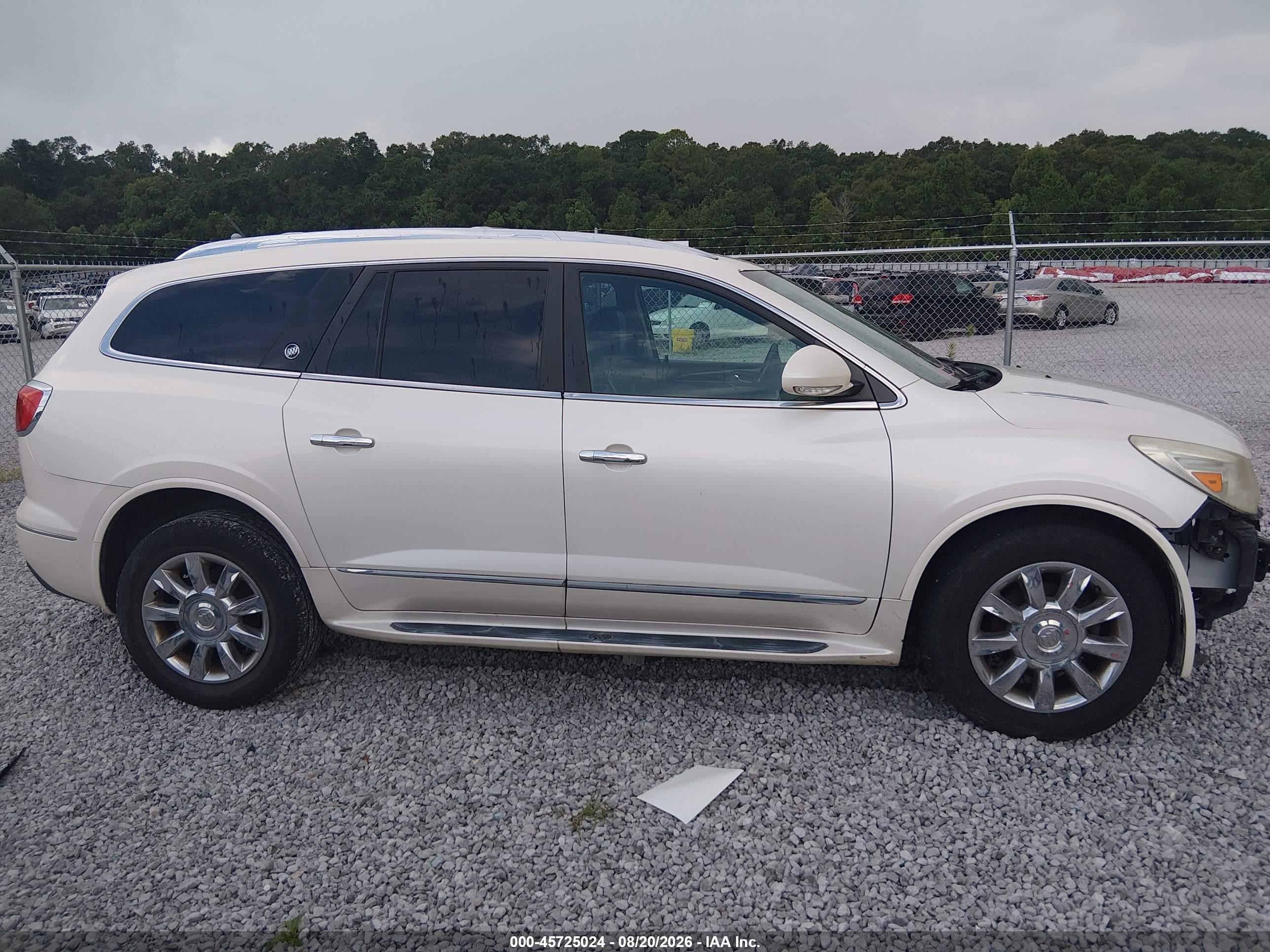 2014 Buick Enclave Premium Белый vin: 5GAKRCKD1EJ190359
