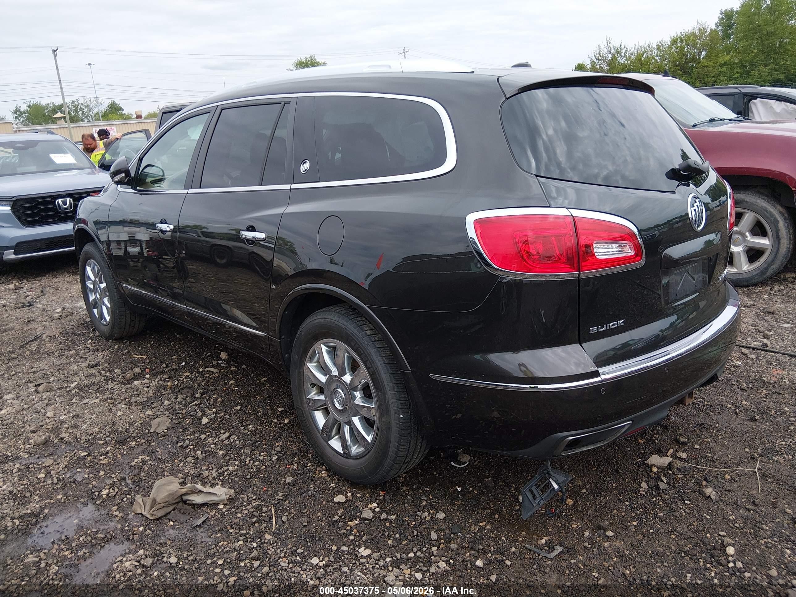 2013 Buick Enclave Leather Black vin: 5GAKRCKD2DJ112414