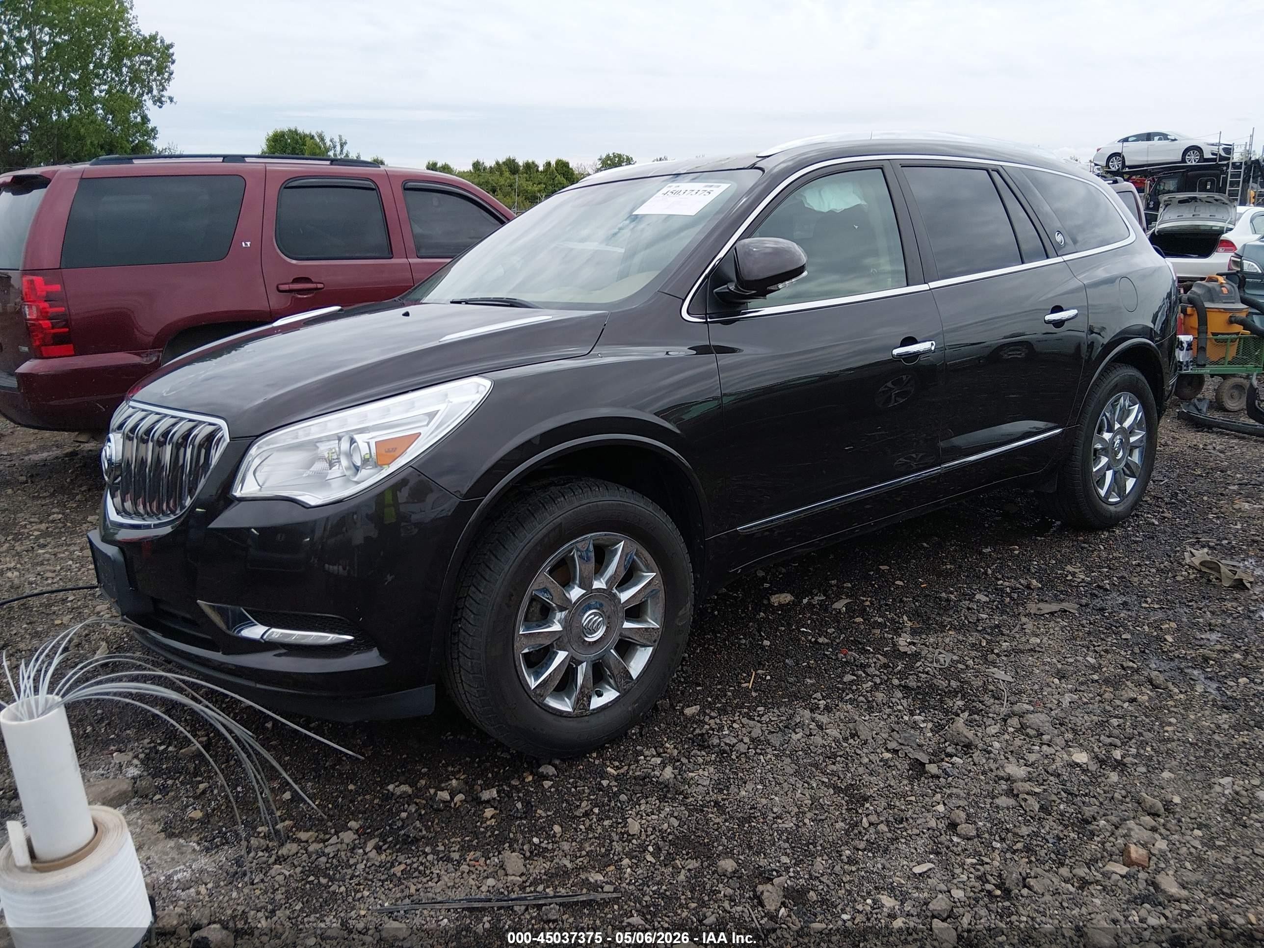 2013 Buick Enclave Leather Black vin: 5GAKRCKD2DJ112414