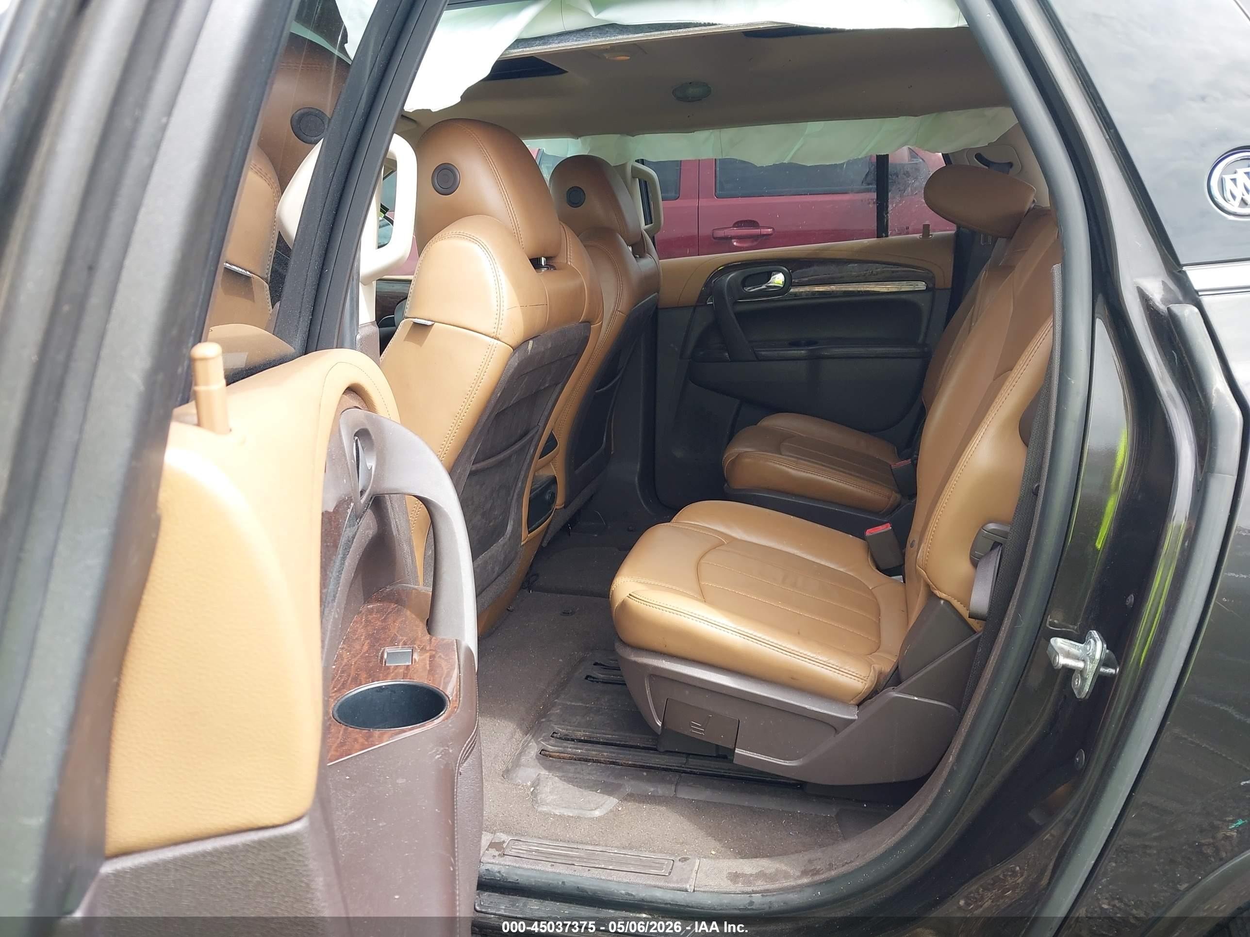 2013 Buick Enclave Leather Black vin: 5GAKRCKD2DJ112414