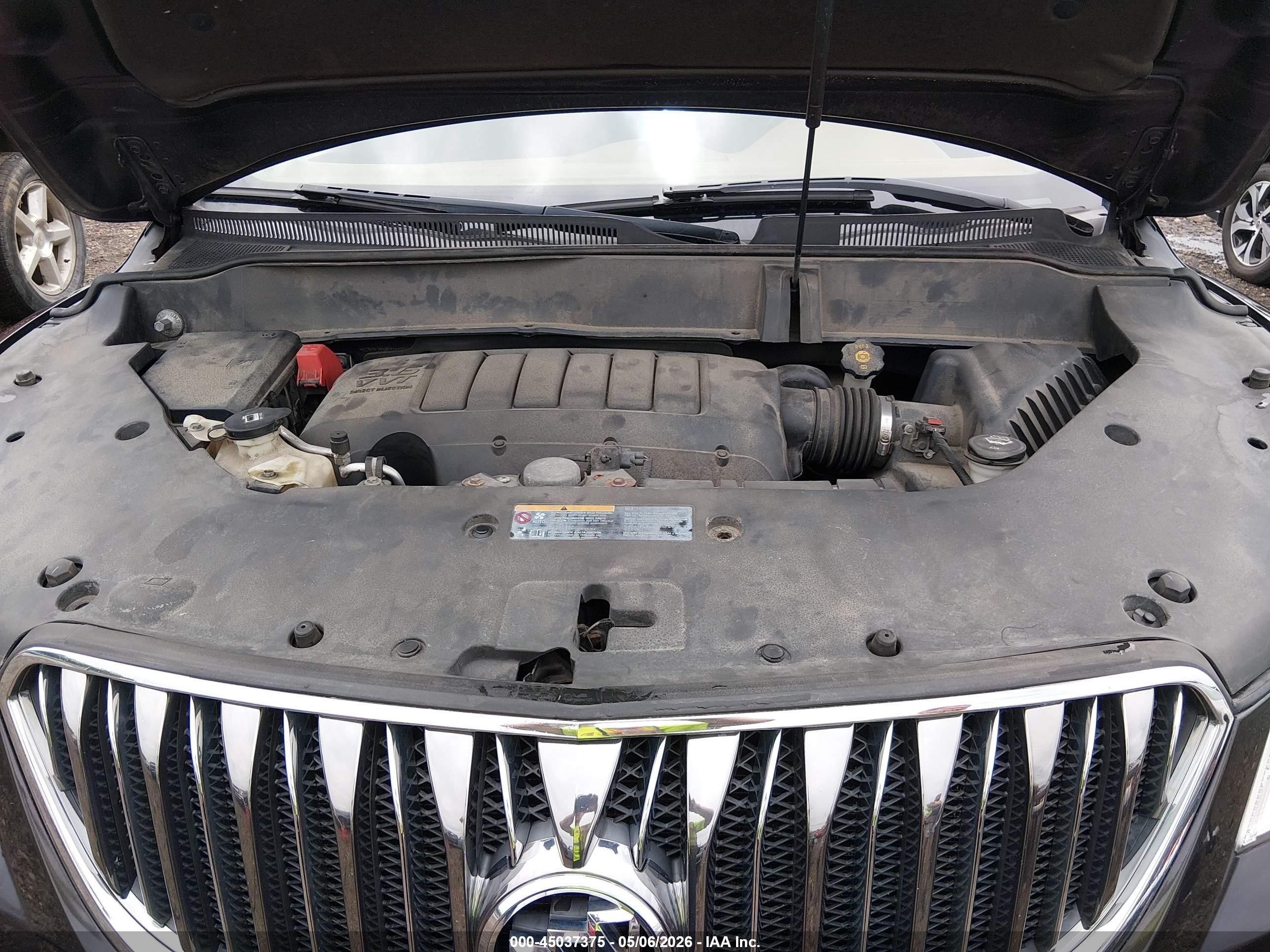 2013 Buick Enclave Leather Black vin: 5GAKRCKD2DJ112414