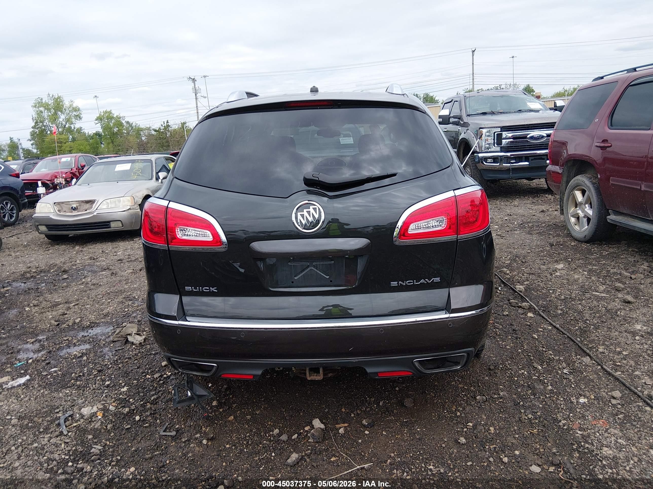 2013 Buick Enclave Leather Black vin: 5GAKRCKD2DJ112414