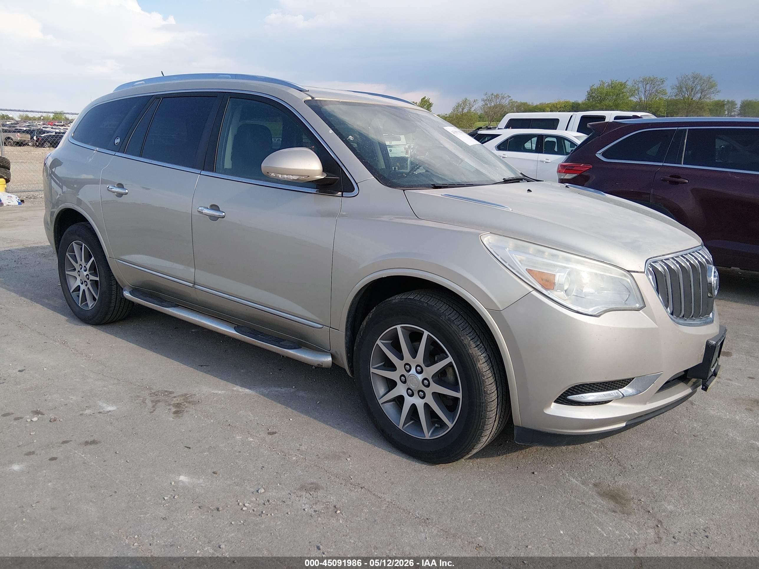 2013 Buick Enclave Leather Tan vin: 5GAKRCKD2DJ119234