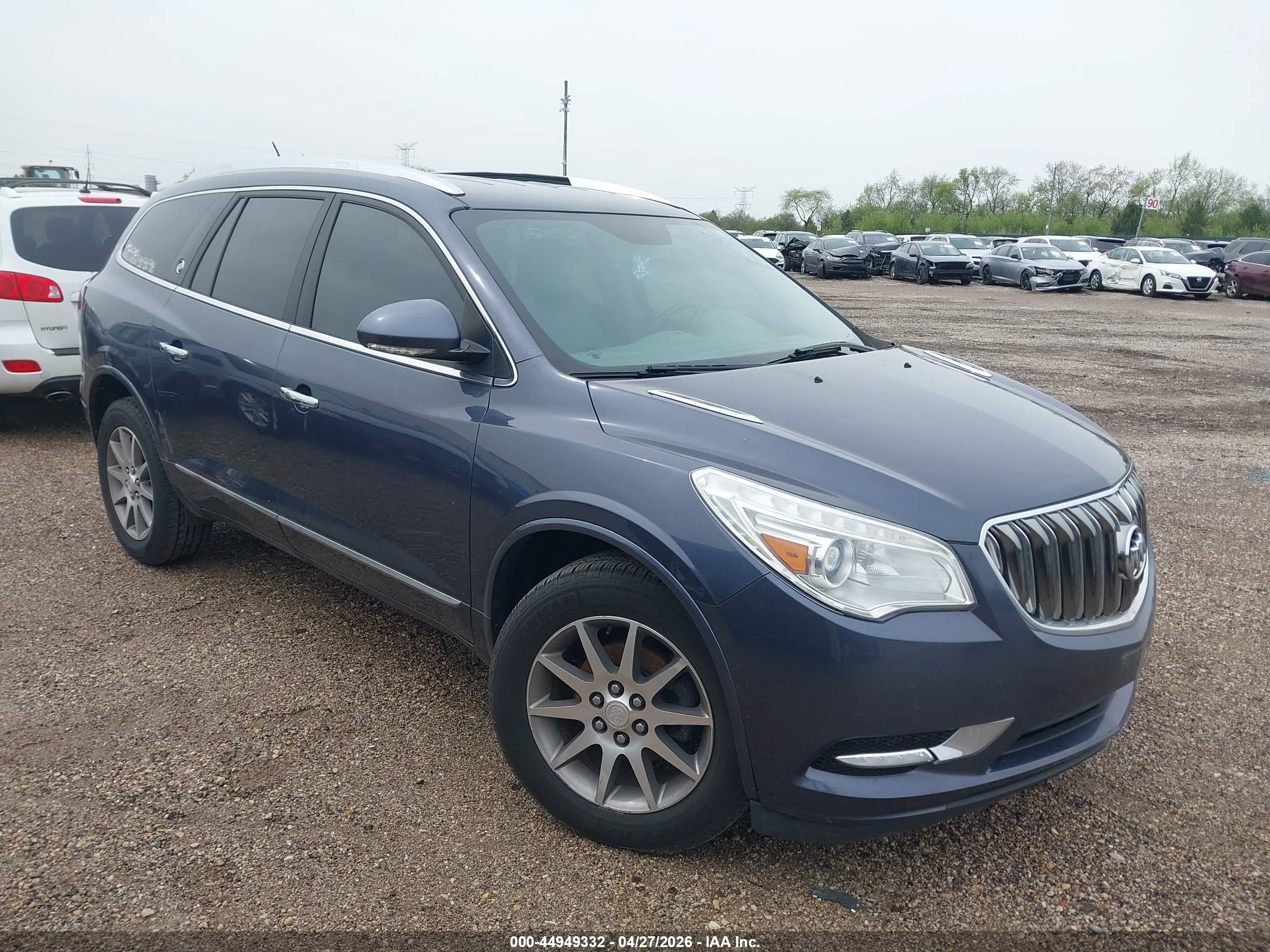 2013 Buick Enclave Leather Purple vin: 5GAKRCKD2DJ124921