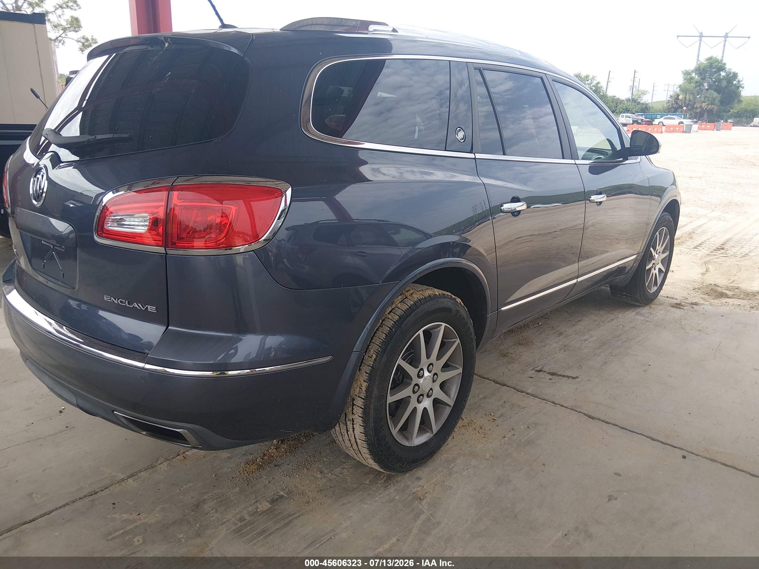2013 Buick Enclave Leather Gray vin: 5GAKRCKD2DJ143078