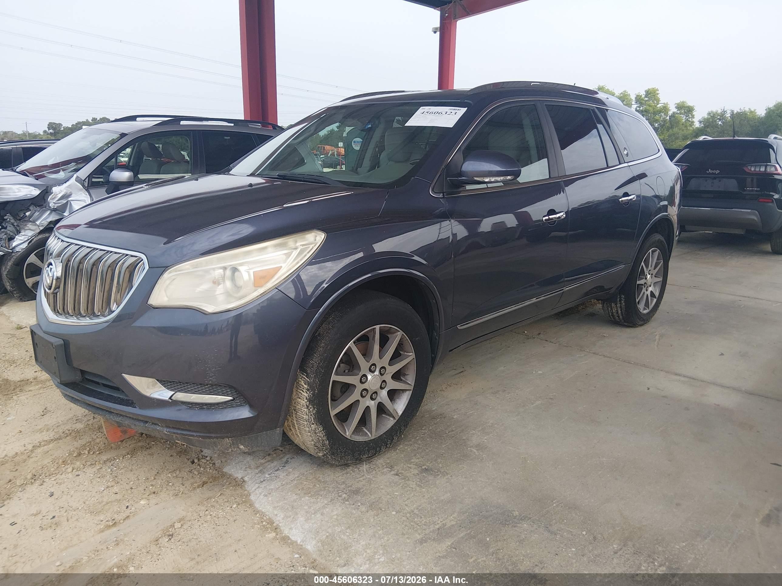 2013 Buick Enclave Leather Gray vin: 5GAKRCKD2DJ143078