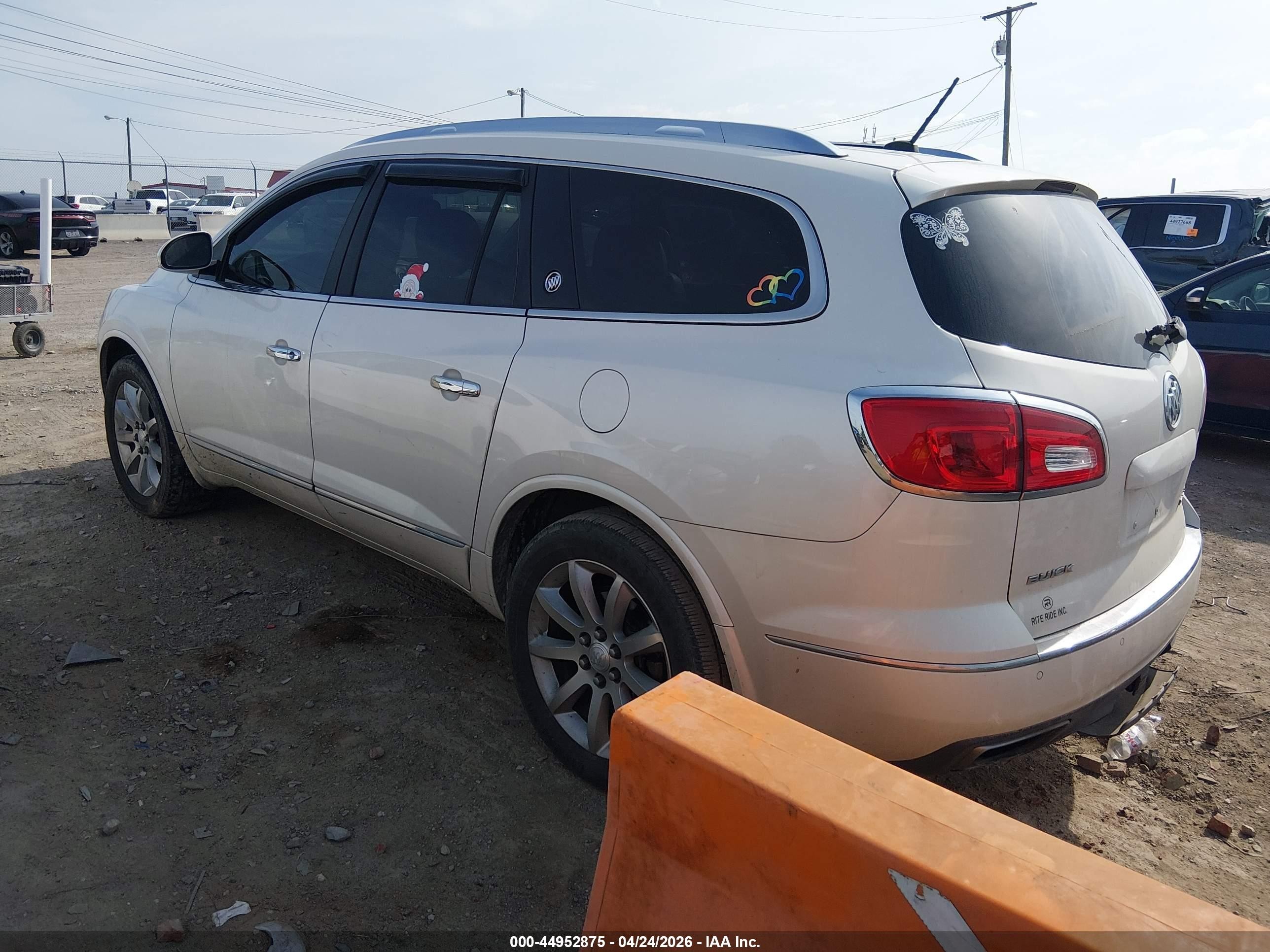 2014 Buick Enclave Premium Cream vin: 5GAKRCKD2EJ242551