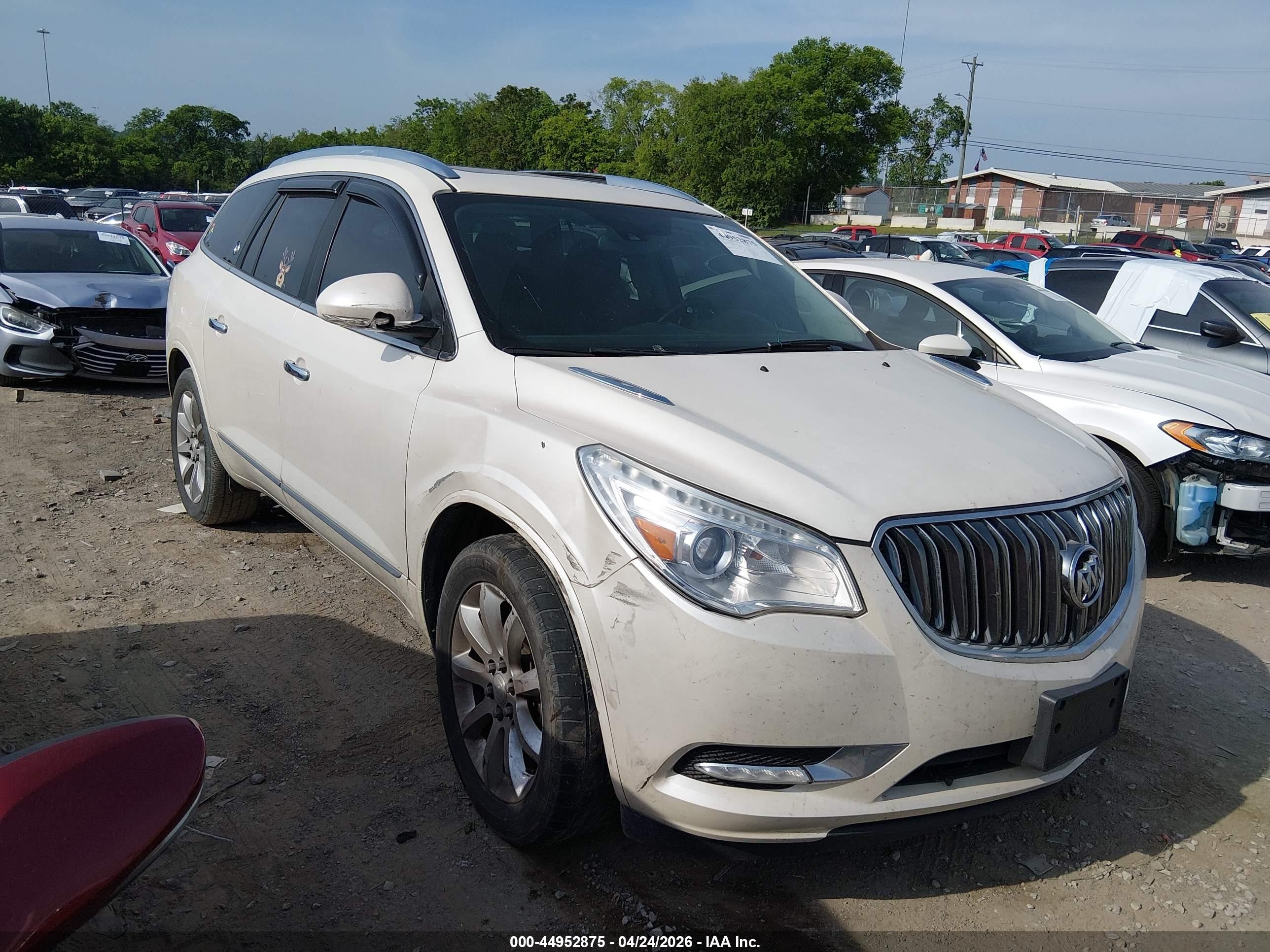 2014 Buick Enclave Premium Cream vin: 5GAKRCKD2EJ242551