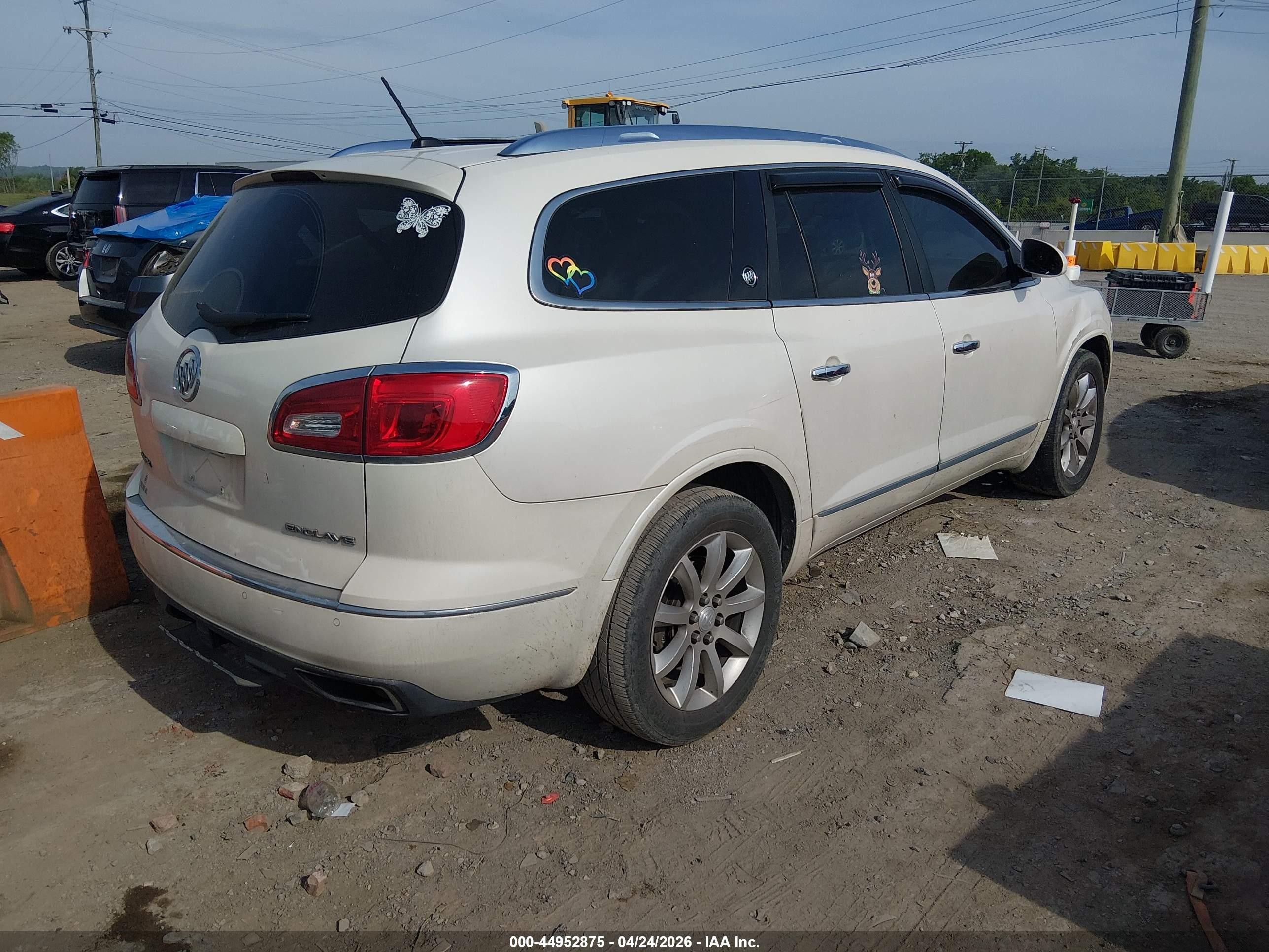 2014 Buick Enclave Premium Cream vin: 5GAKRCKD2EJ242551