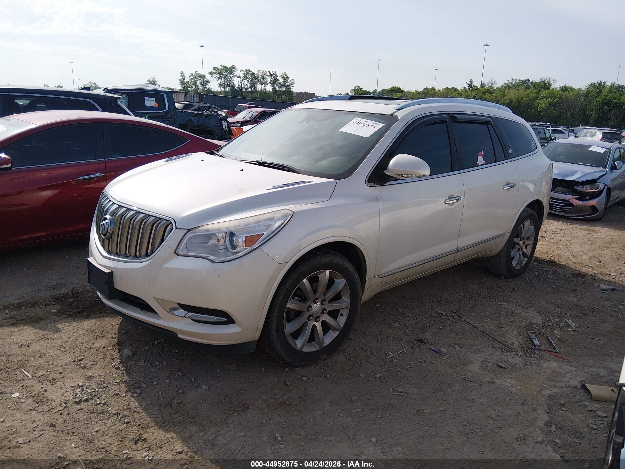 2014 Buick Enclave Premium Cream vin: 5GAKRCKD2EJ242551