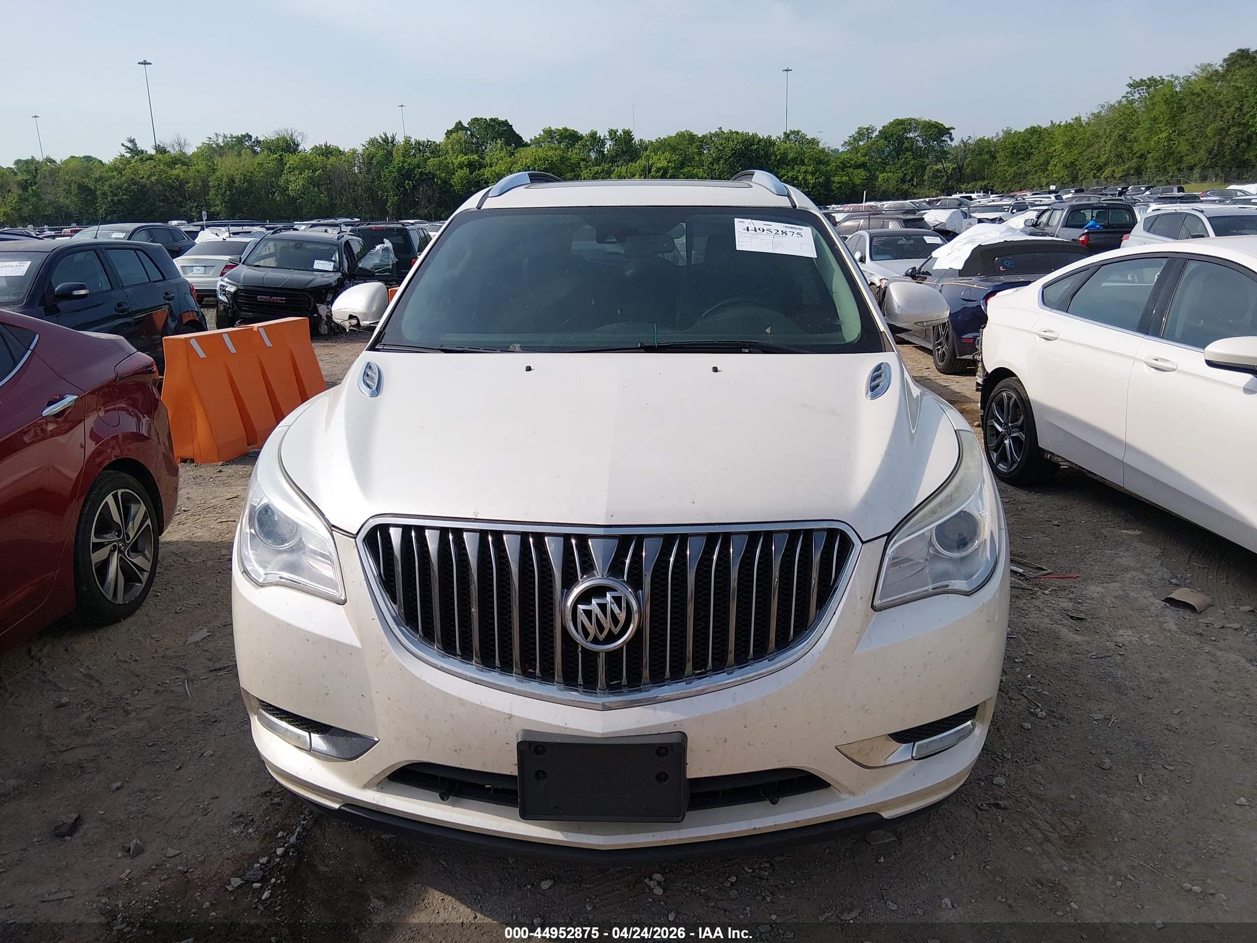 2014 Buick Enclave Premium Cream vin: 5GAKRCKD2EJ242551