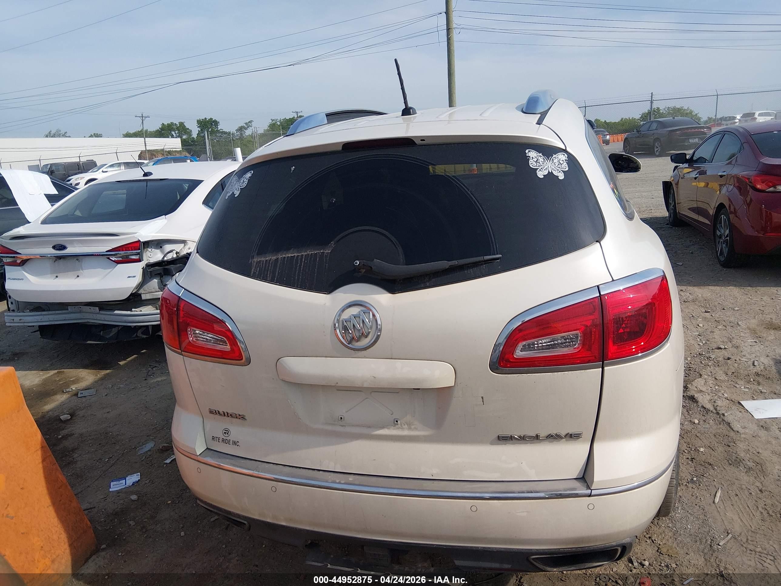 2014 Buick Enclave Premium Cream vin: 5GAKRCKD2EJ242551