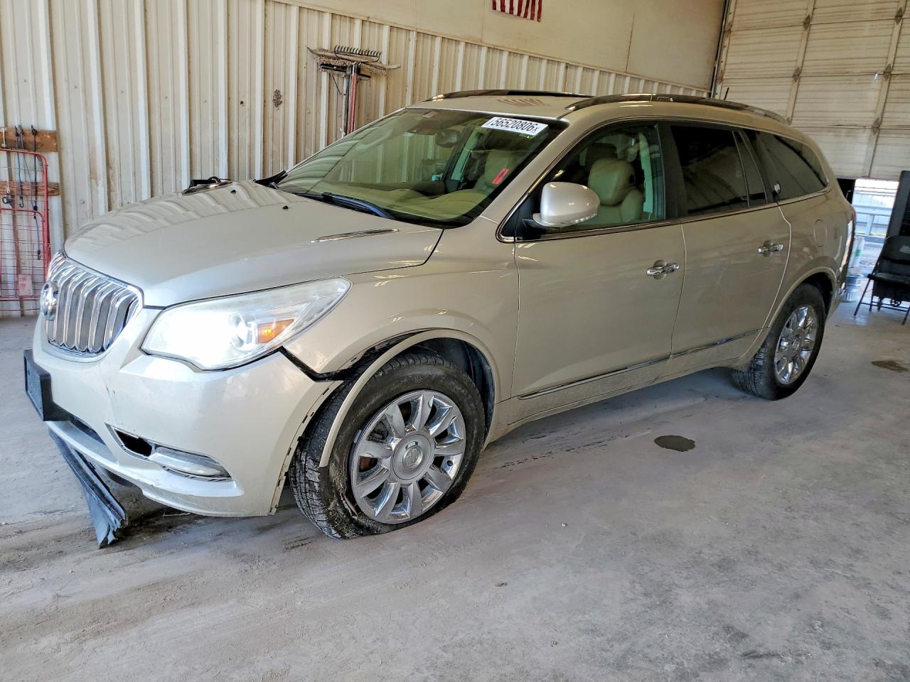 2014 Buick Enclave Желто-коричневый vin: 5GAKRCKD2EJ297131