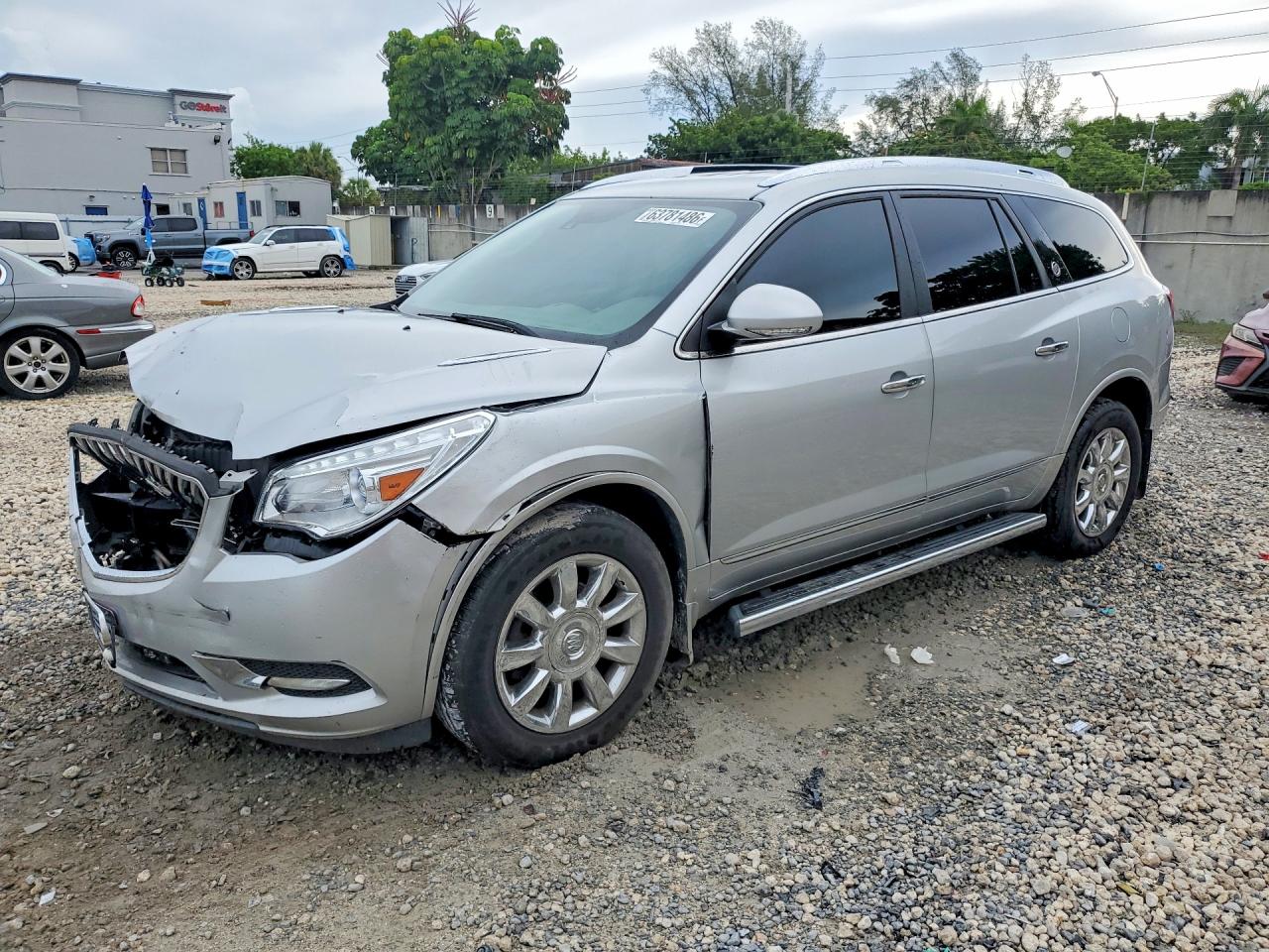 2015 Buick Enclave Silver vin: 5GAKRCKD2FJ236198