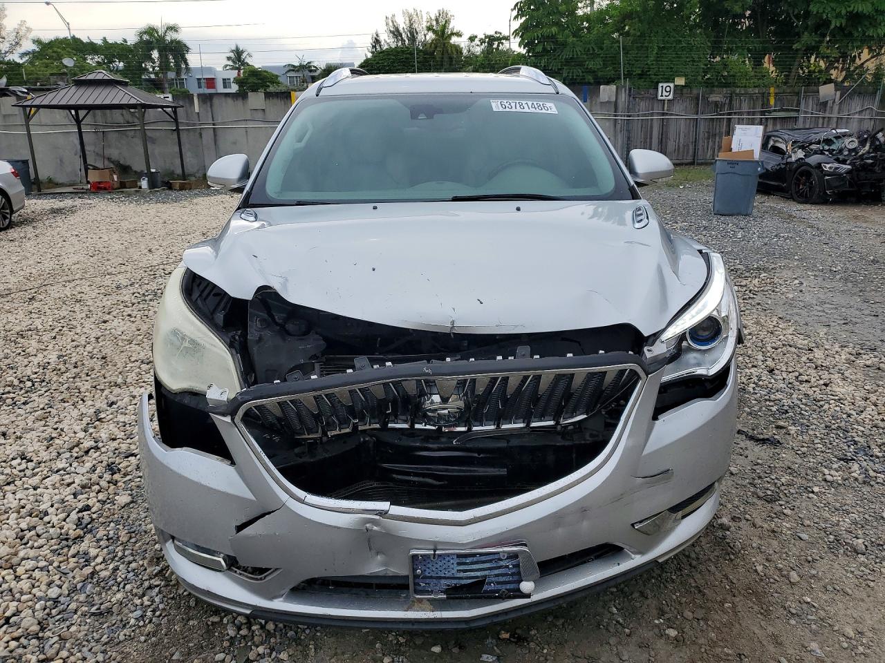 2015 Buick Enclave Silver vin: 5GAKRCKD2FJ236198