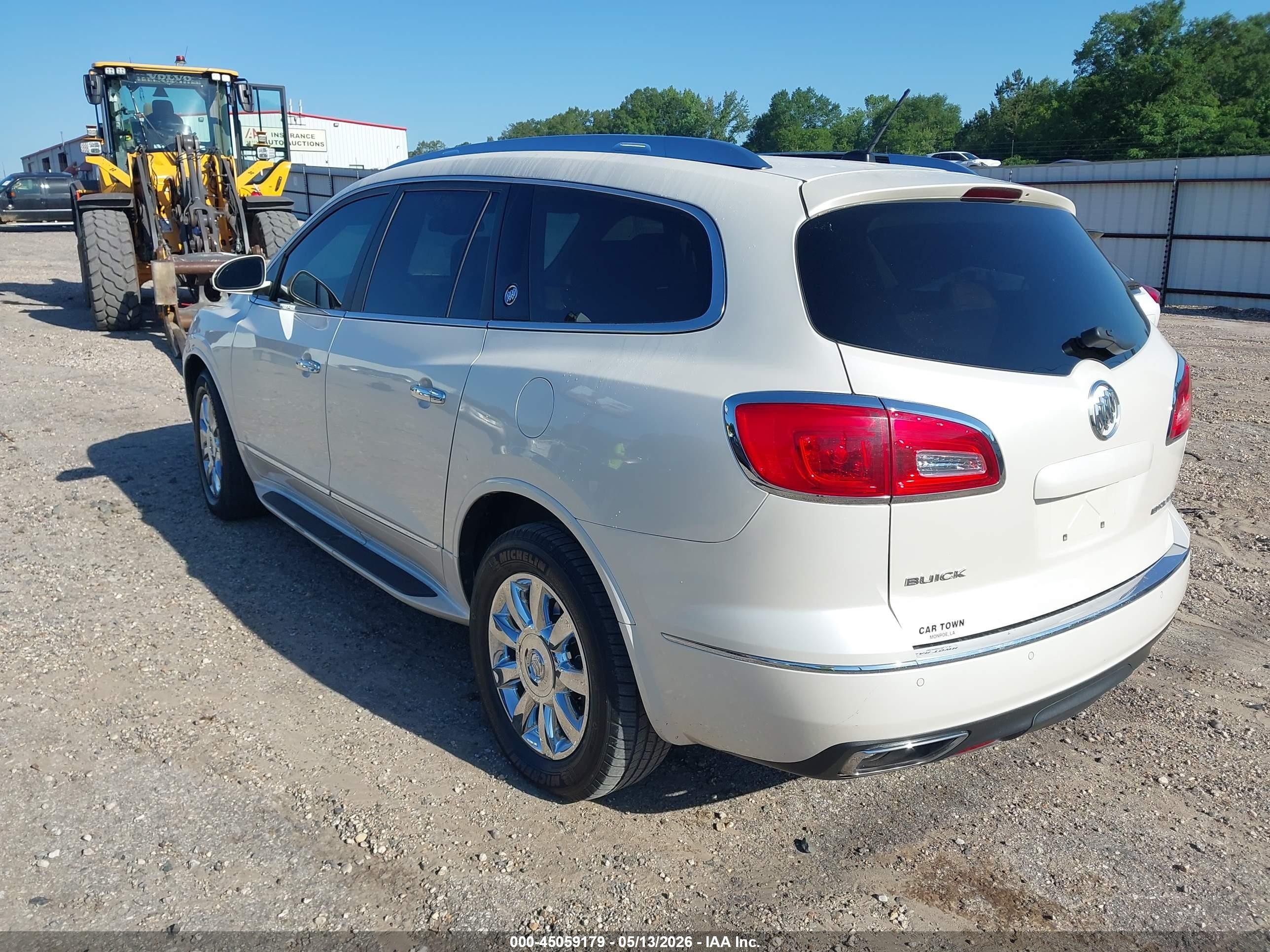 2015 Buick Enclave Premium Белый vin: 5GAKRCKD2FJ236332