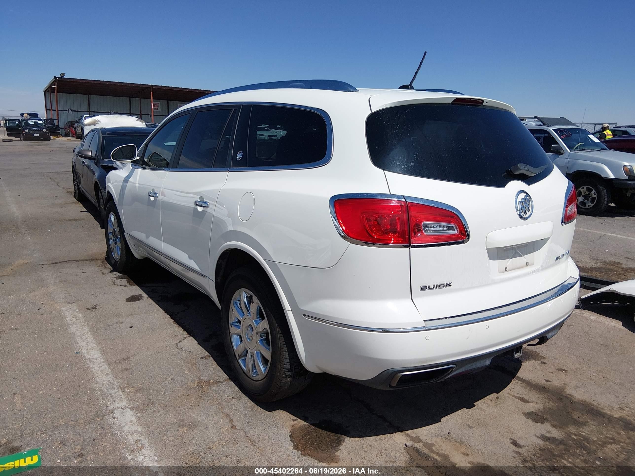 2015 Buick Enclave Premium White vin: 5GAKRCKD2FJ245919