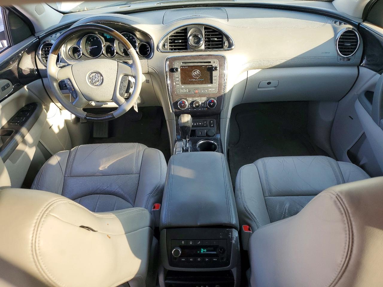 2015 Buick Enclave White vin: 5GAKRCKD2FJ283554