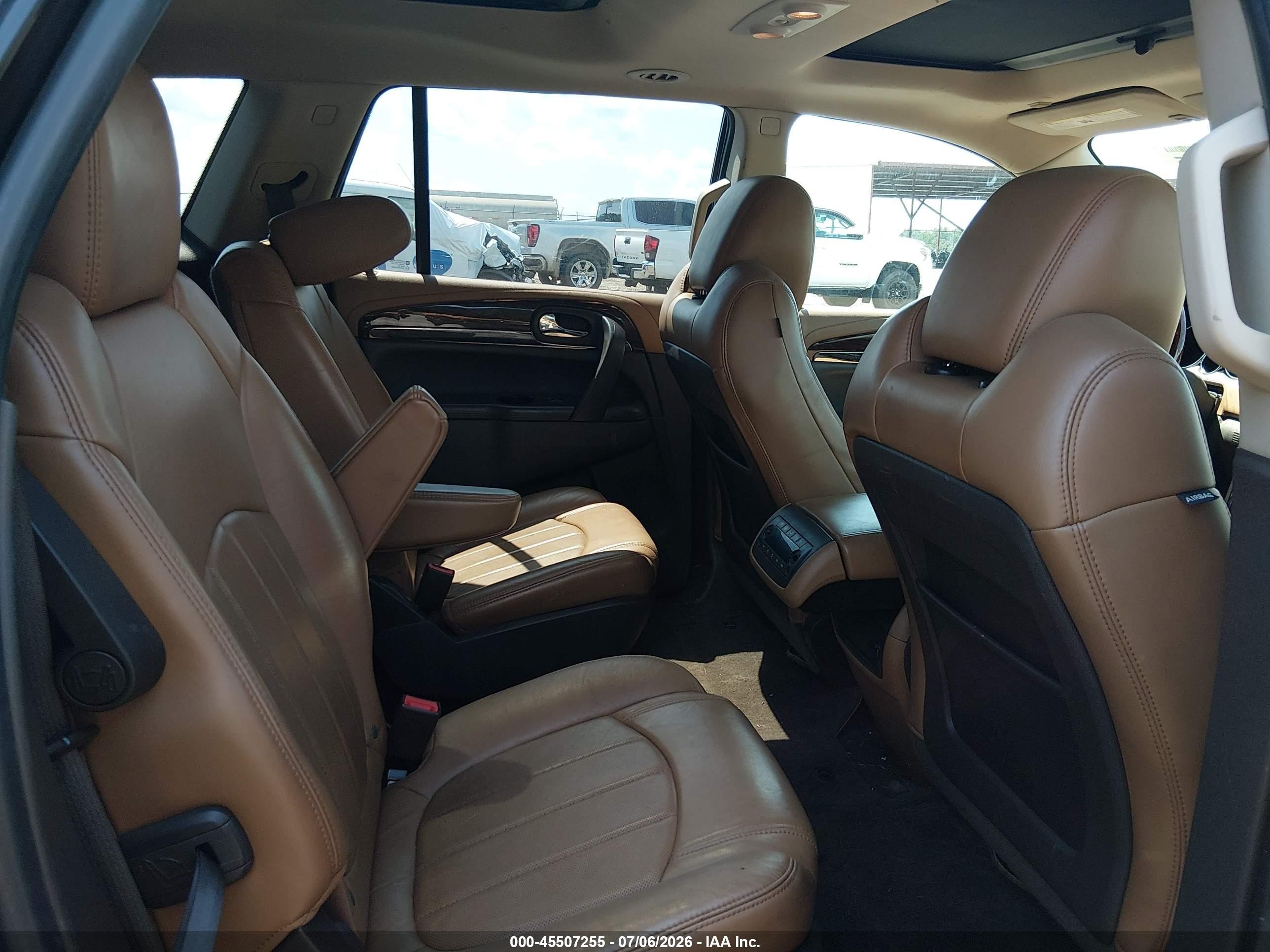 2013 Buick Enclave Leather Brown vin: 5GAKRCKD3DJ134745