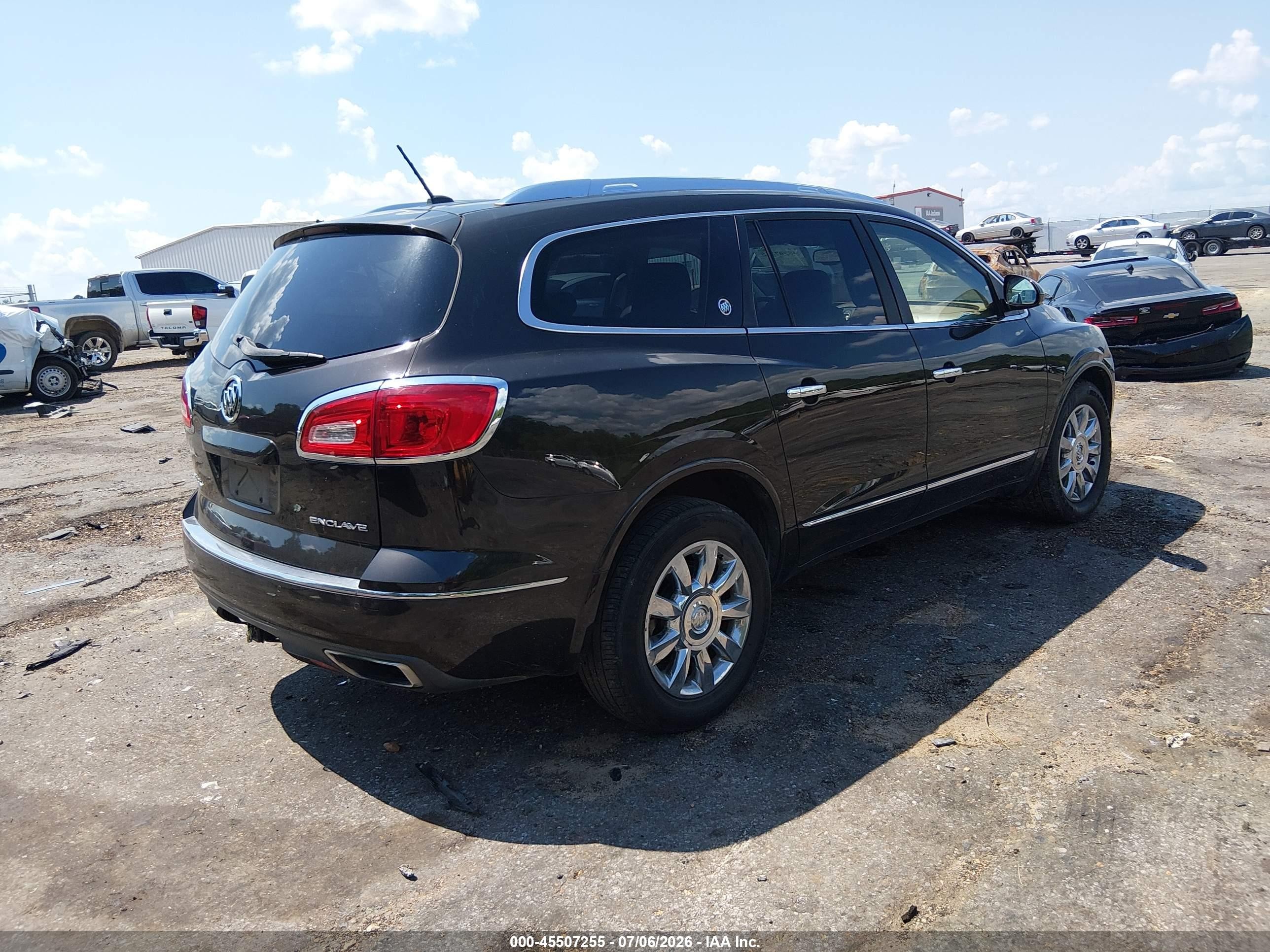 2013 Buick Enclave Leather Brown vin: 5GAKRCKD3DJ134745