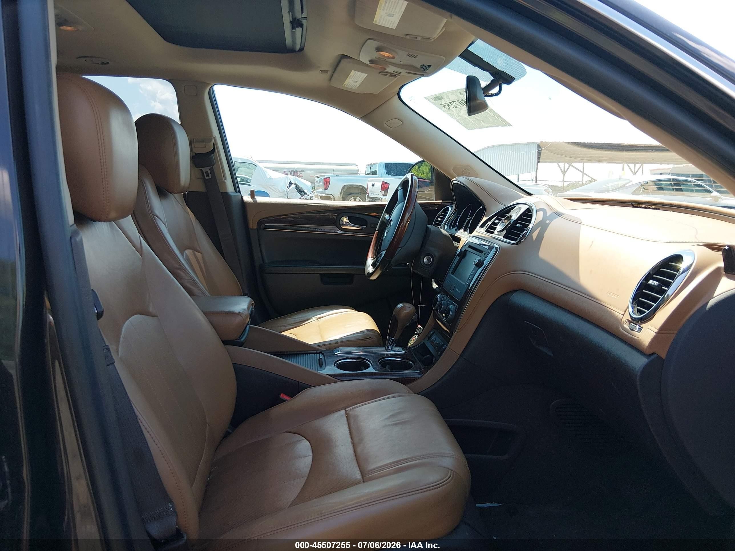2013 Buick Enclave Leather Brown vin: 5GAKRCKD3DJ134745