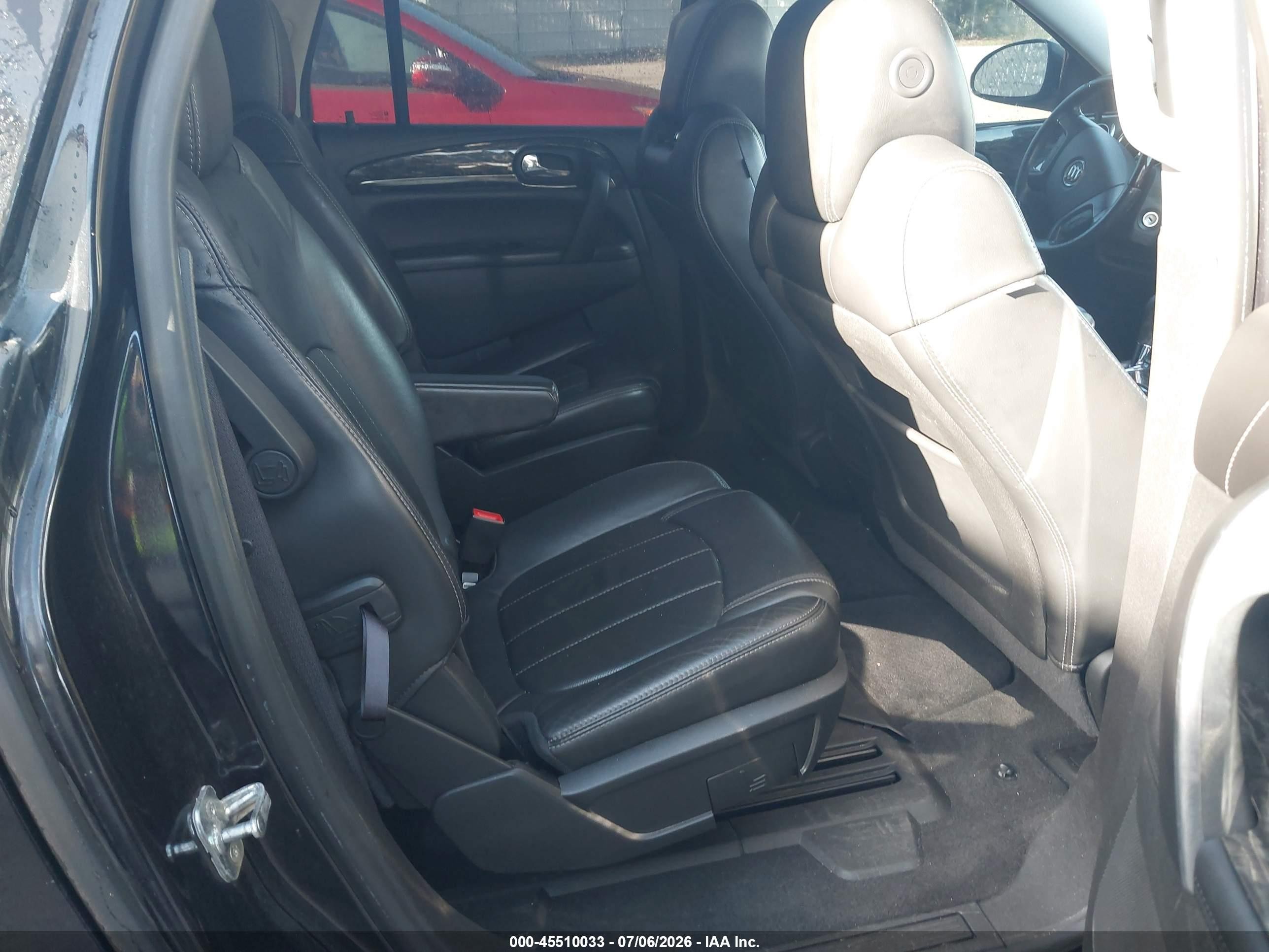 2013 Buick Enclave Leather Black vin: 5GAKRCKD3DJ140187