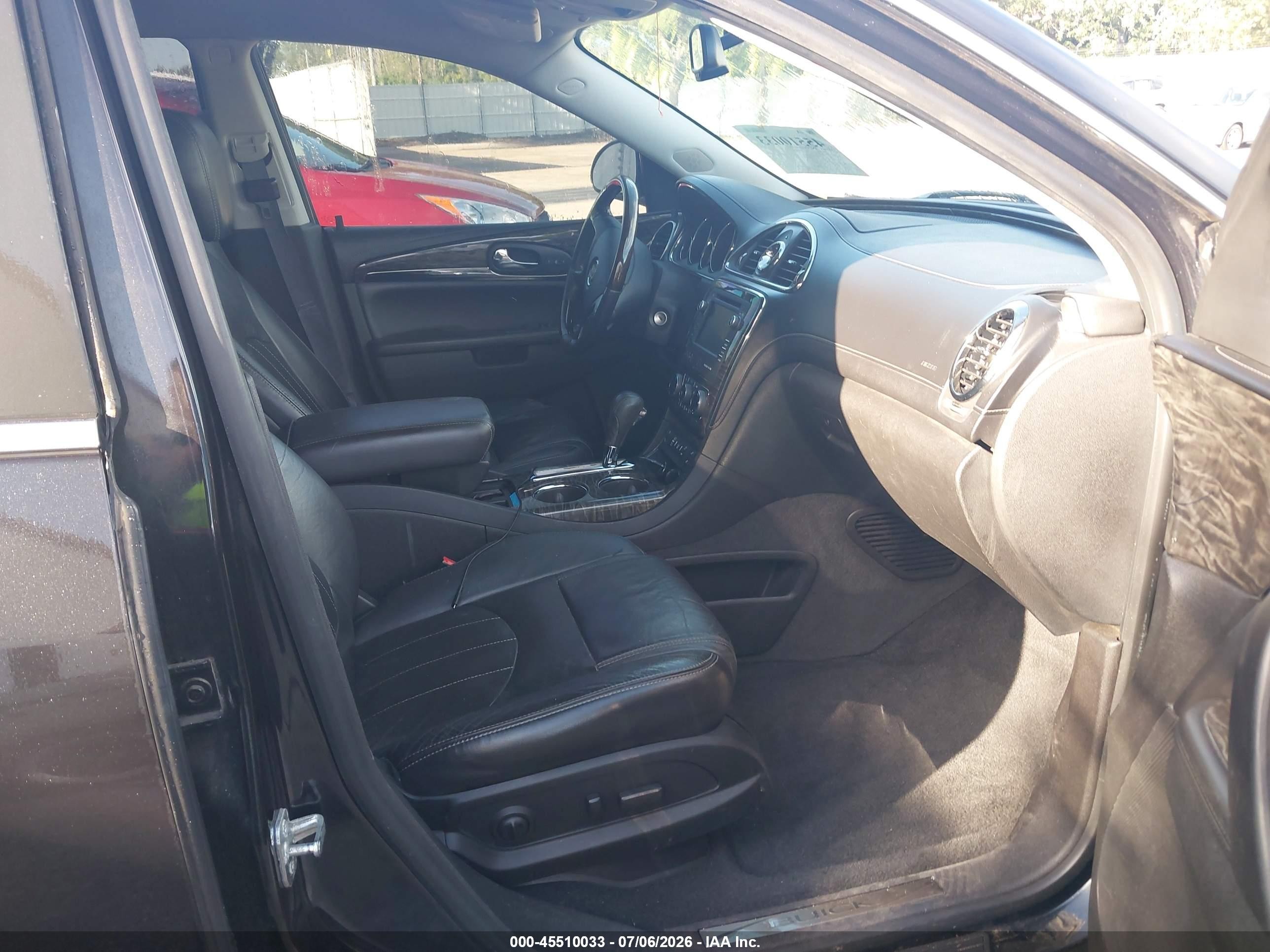 2013 Buick Enclave Leather Black vin: 5GAKRCKD3DJ140187