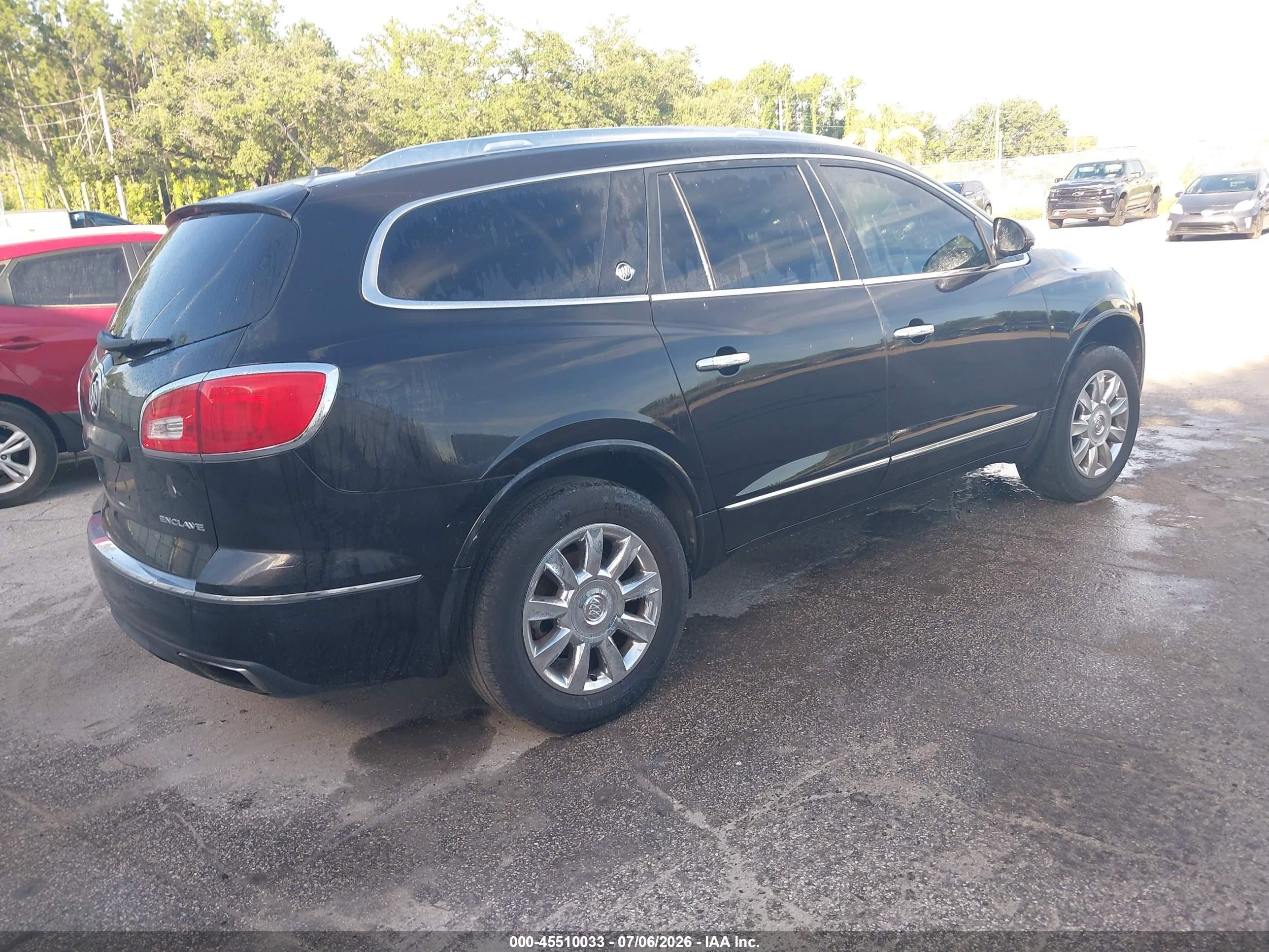2013 Buick Enclave Leather Black vin: 5GAKRCKD3DJ140187