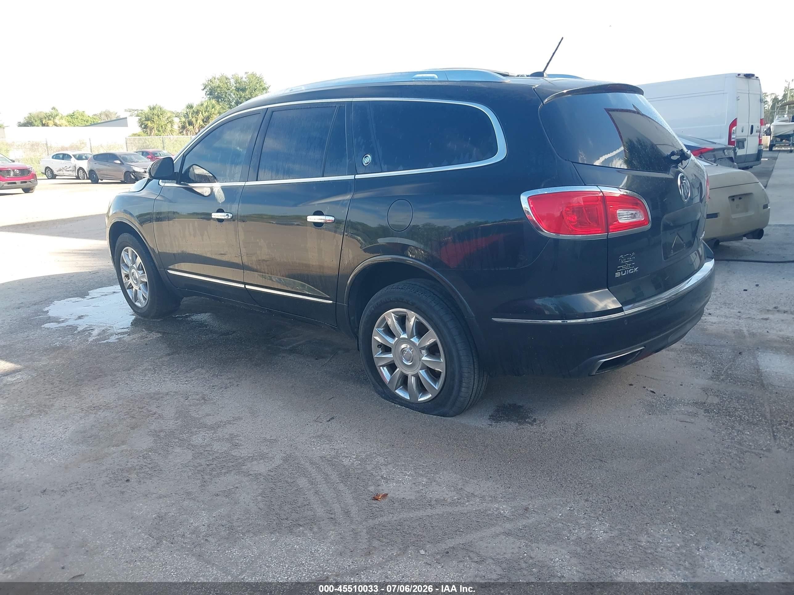 2013 Buick Enclave Leather Black vin: 5GAKRCKD3DJ140187