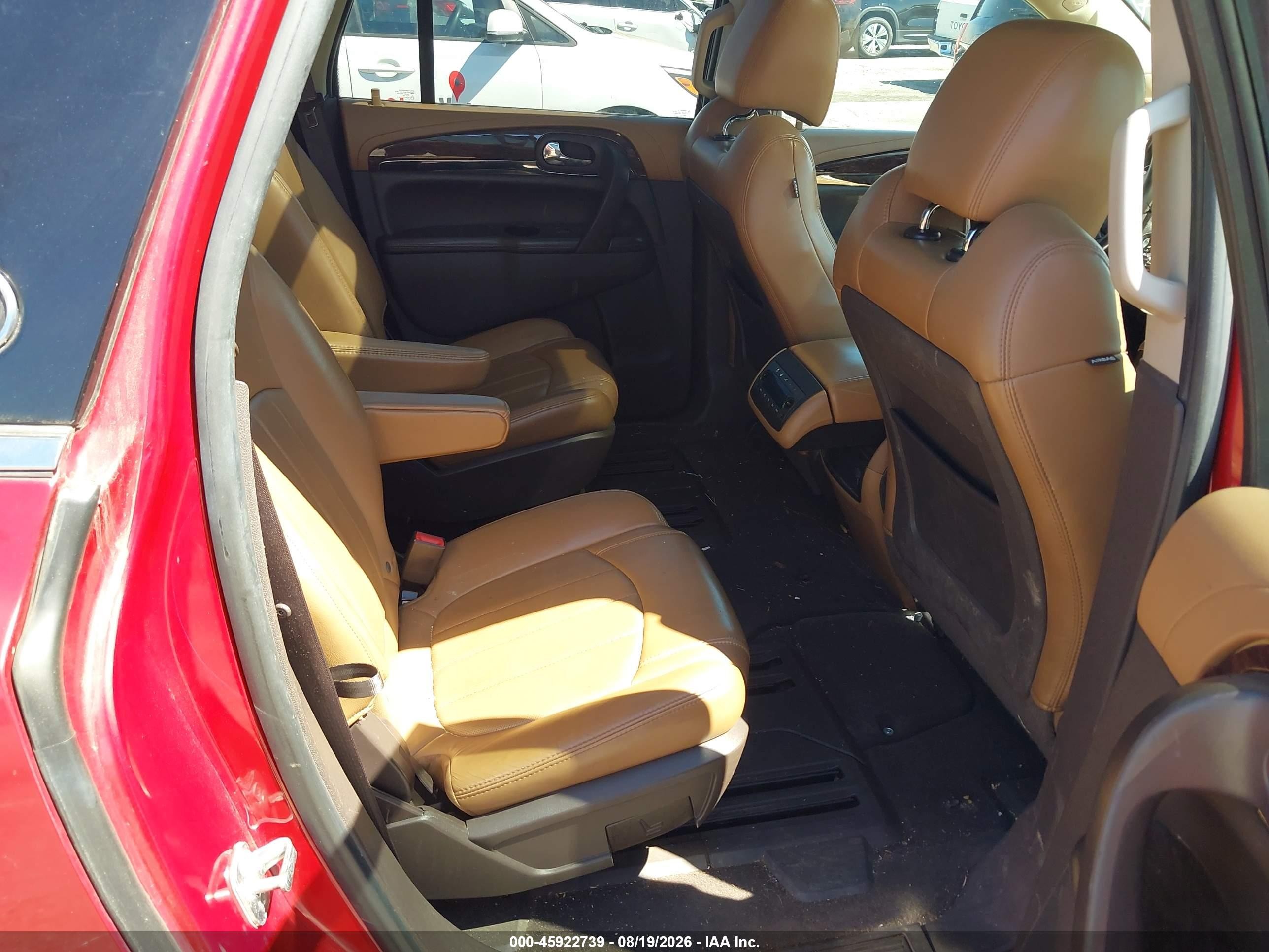 2013 Buick Enclave Leather Red vin: 5GAKRCKD3DJ170273